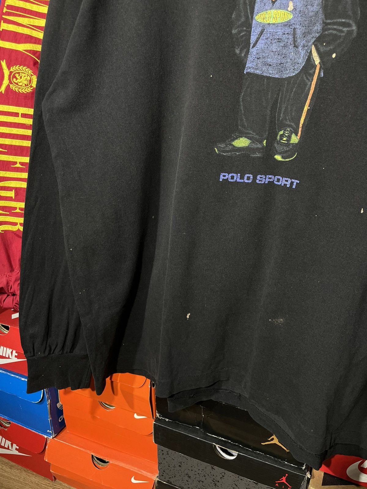 Polo Ralph Lauren × RRL Ralph Lauren × Vintage T-Shirt Polo Sport Bear OG Vintage Size US XL / EU 56 / 4 - 11 Thumbnail
