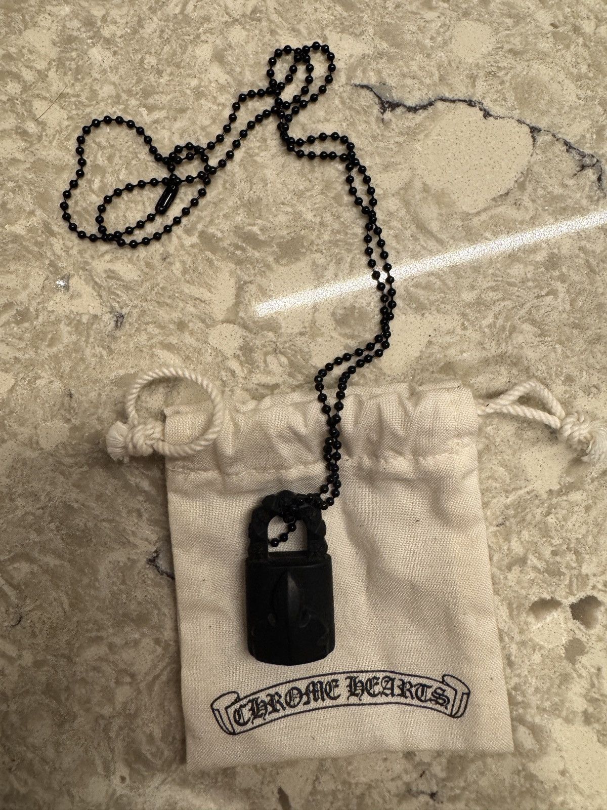 Chrome Hearts Chrome hearts silicone rubber lock necklace Size ONE SIZE - 1 Thumbnail