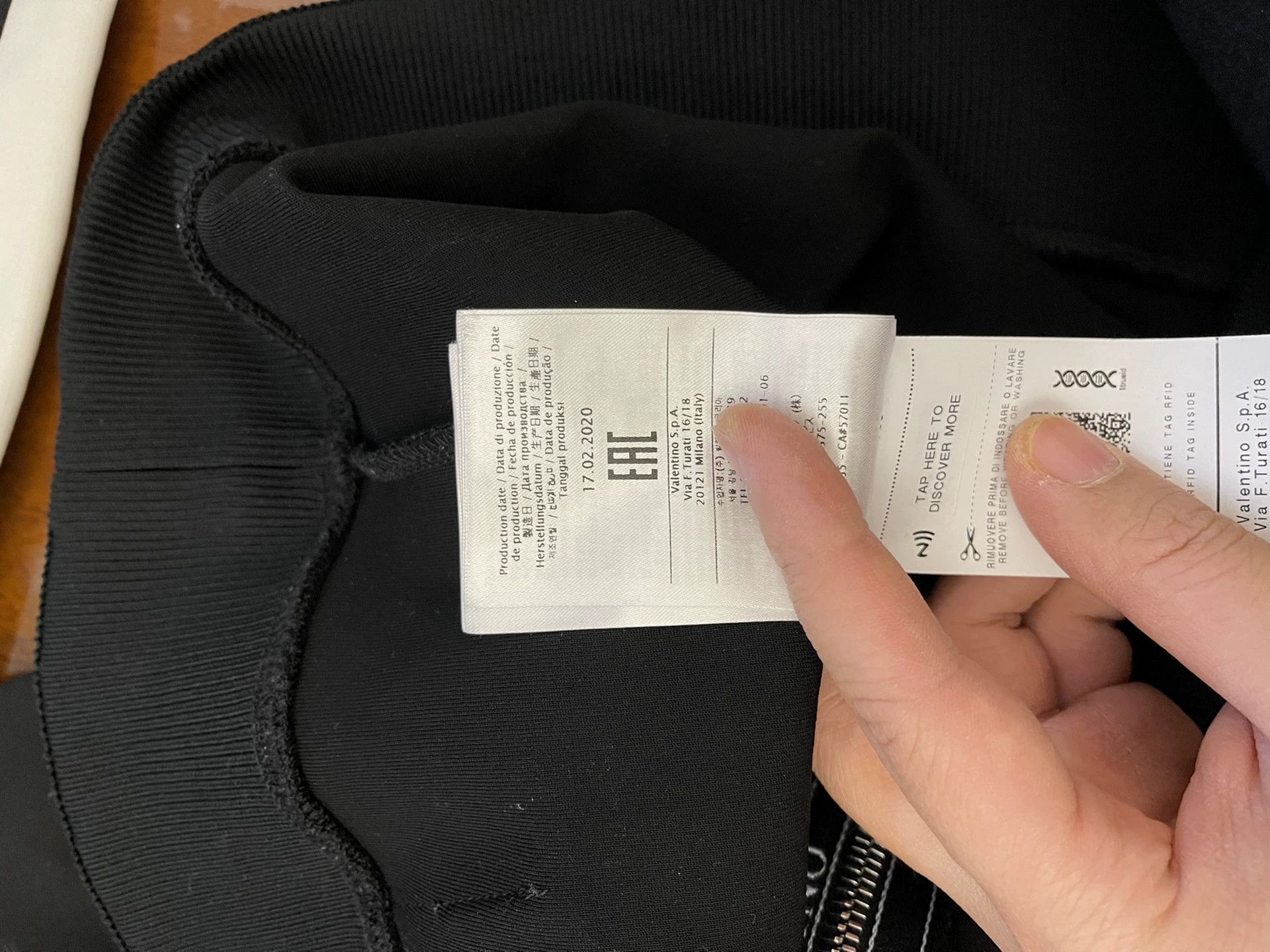 Valentino Valentino 95 New Track Jacket Black White 2020 XL Size US XL / EU 56 / 4 - 8 Thumbnail