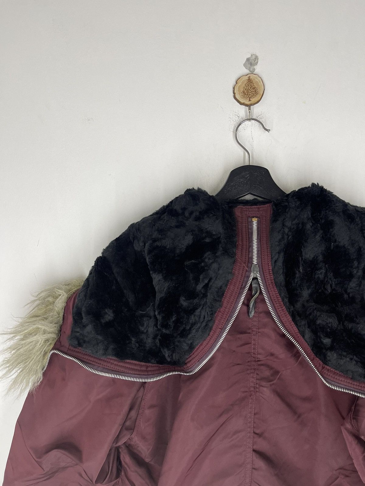 Alpha Industries 🔥VINTAGE ALPHA INDUSTRIES ATTACHED ZIP HOOD N-2B FLY BOMBERS Size US M / EU 48-50 / 2 - 5 Thumbnail