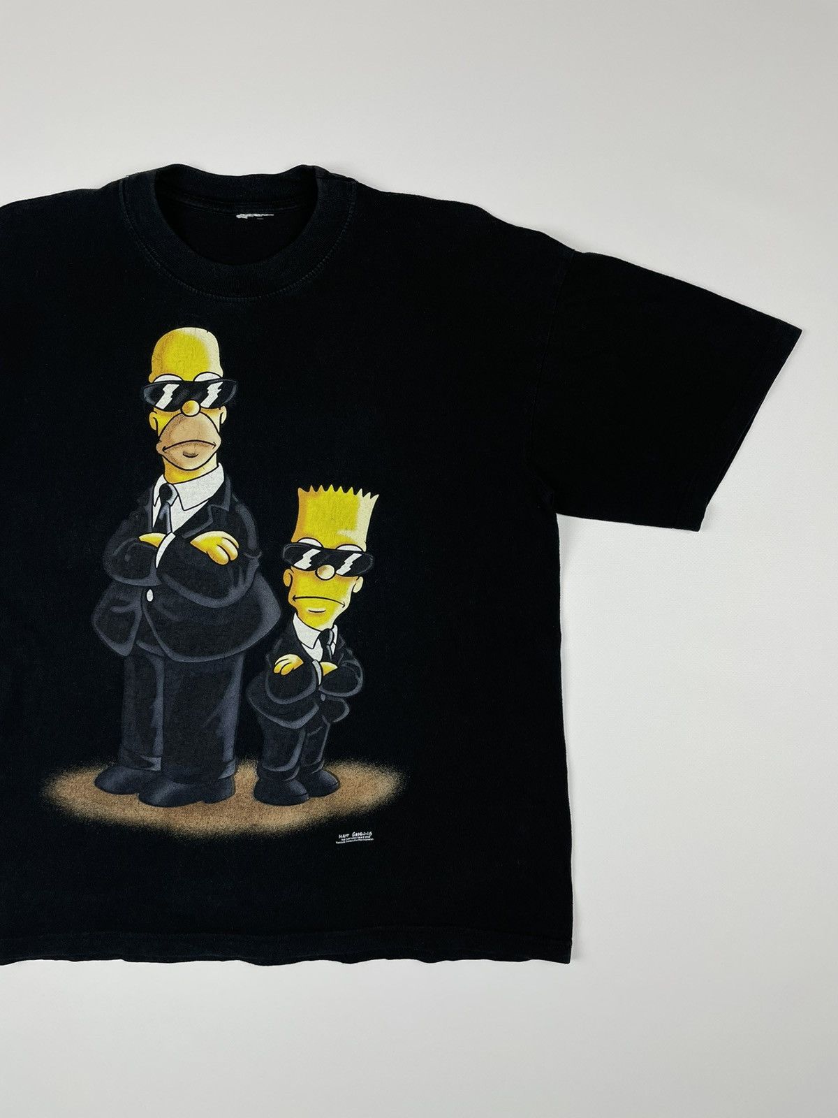 Cartoon Network × The Simpsons × Vintage Vintage the Simpsons t-shirt Men in Black MIB Size US M / EU 48-50 / 2 - 3 Thumbnail