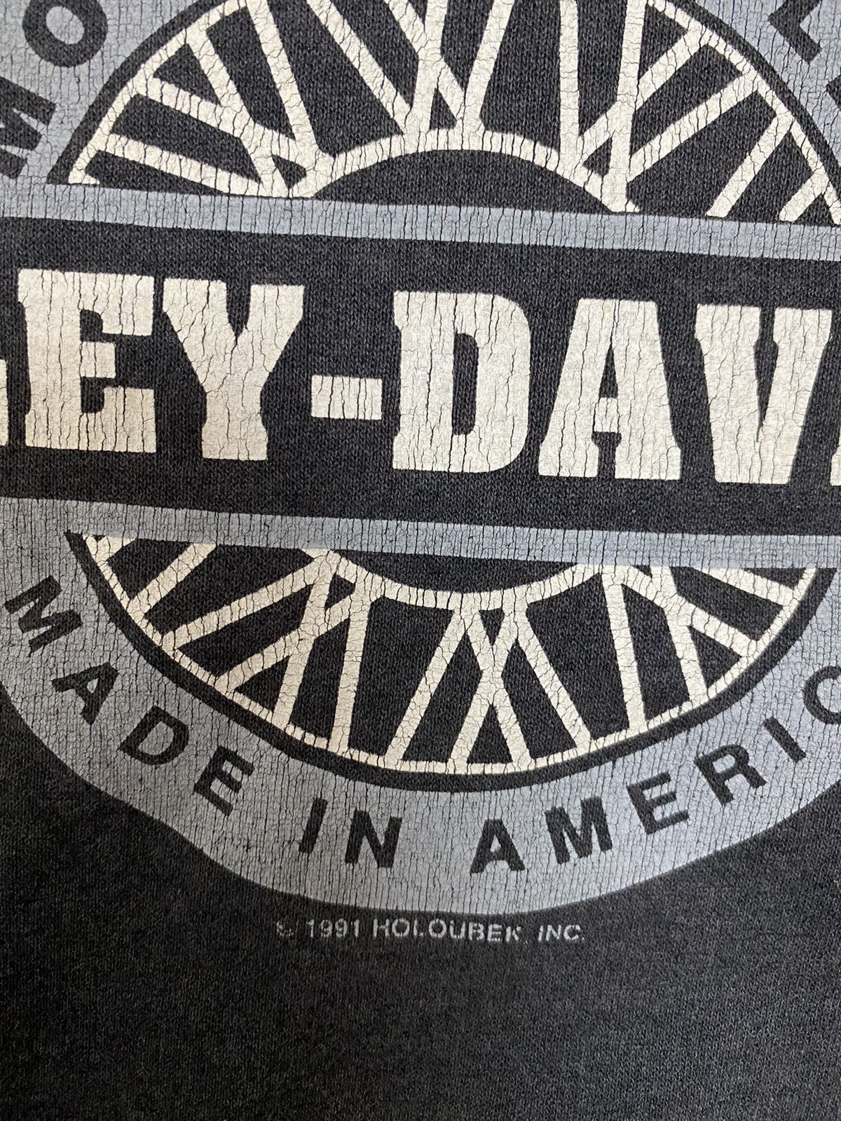 Harley Davidson Rare Vtg 1991 Harley Davidson Delano Minnesota Sweatshirt Size US L / EU 52-54 / 3 - 7 Thumbnail