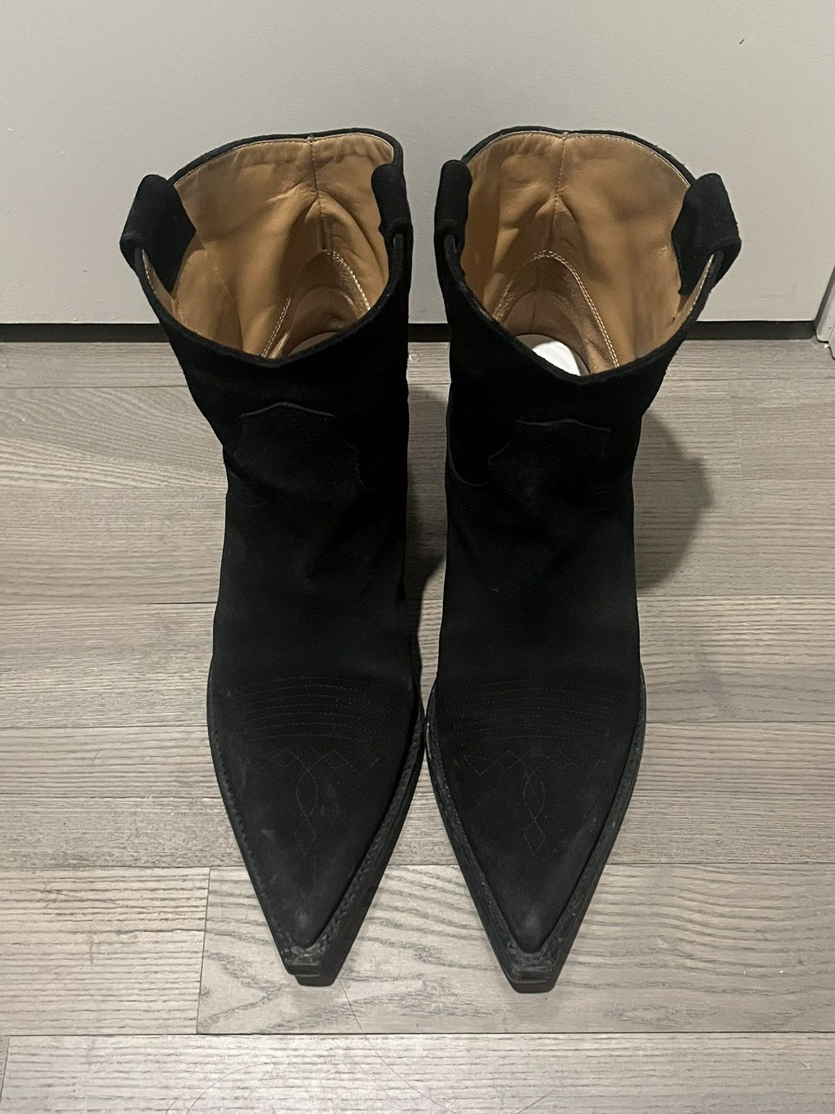 Maison Margiela Suede Cowboy Boots Size US 8 / EU 41 - 2 Thumbnail
