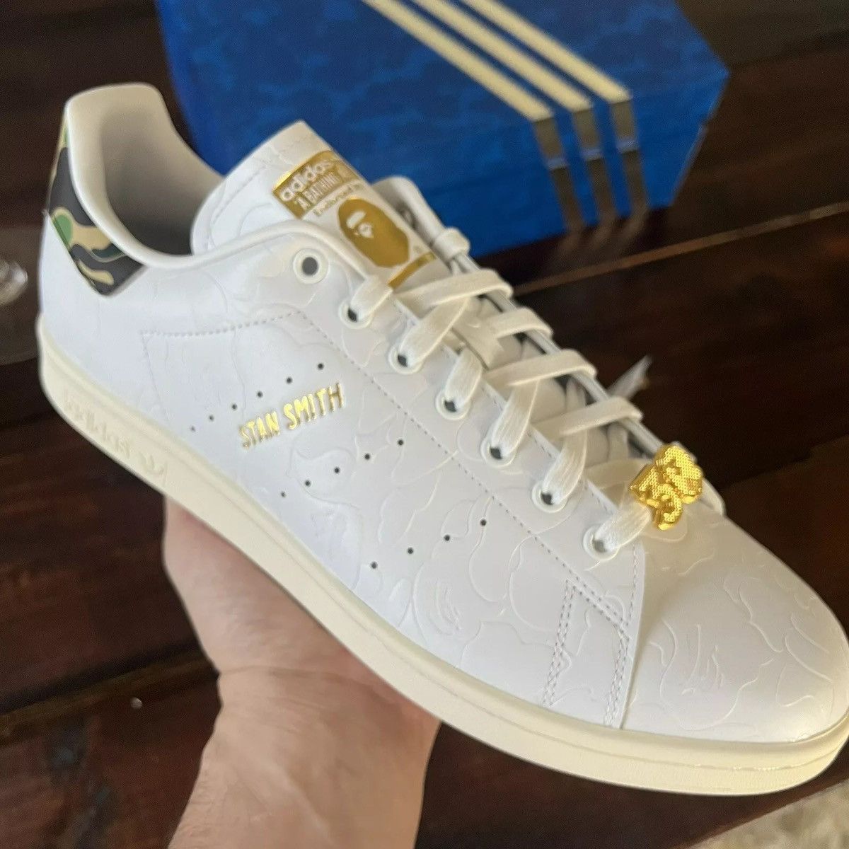 Adidas Adidas x Bathing Ape BAPE Stan Smith 30th Anniversary Shoes Size US 12 / EU 45 - 6 Thumbnail