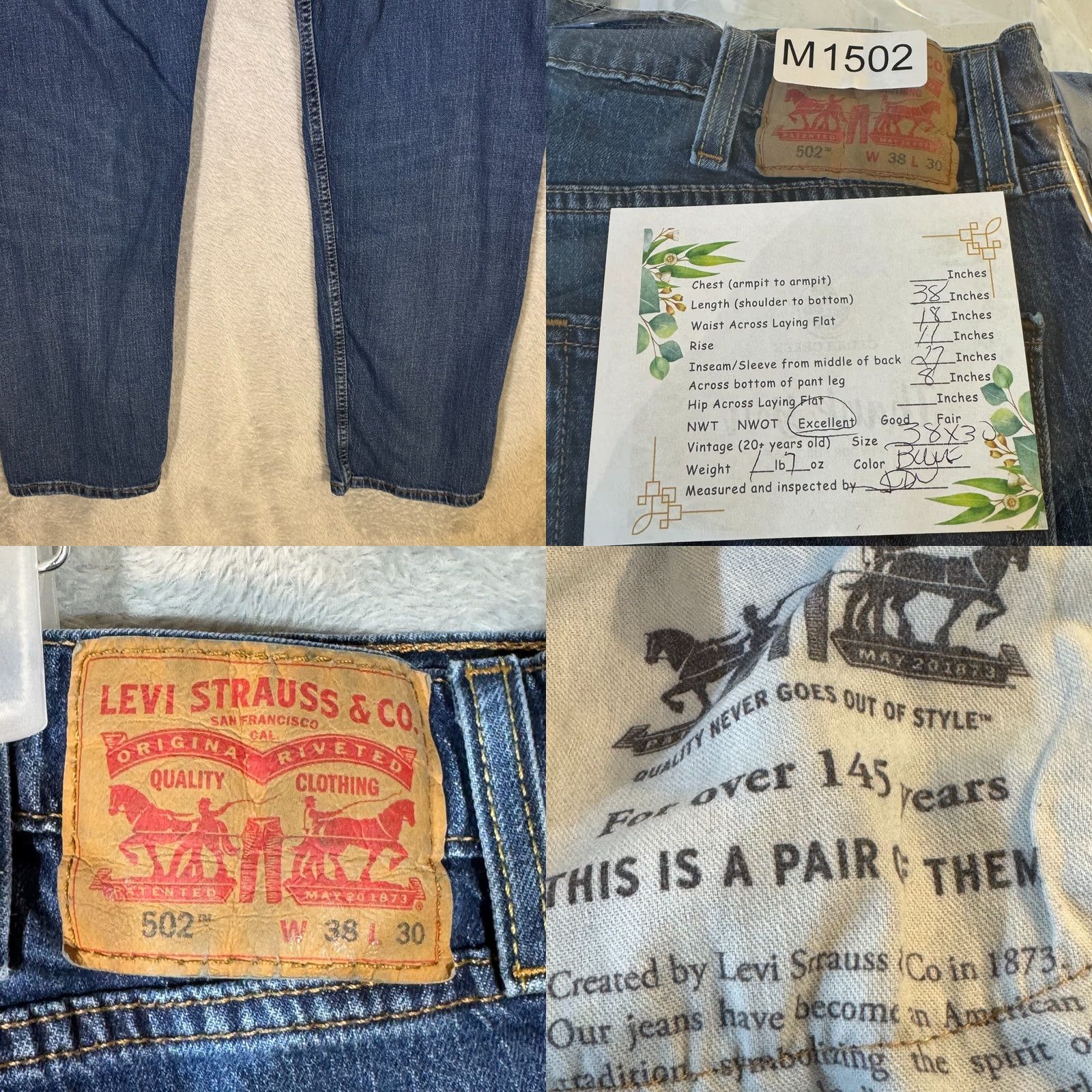 Levi's VINTAGE No Size US 38 / EU 54 - 8 Thumbnail