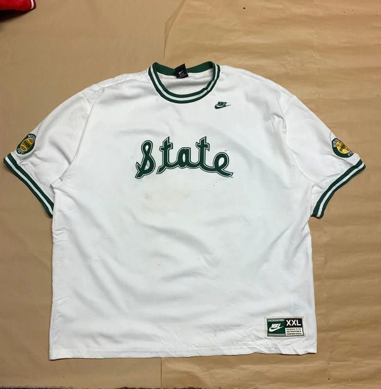 Nike Vintage Nike 90s Seattle SuperSonics michigan spartan jersey Size US XXL / EU 58 / 5 - 1 Thumbnail