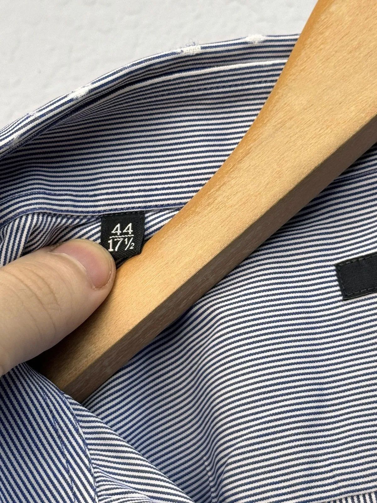 Gucci Vintage Gucci RARE Striped Silk Blue Shirt Size US L / EU 52-54 / 3 - 8 Thumbnail