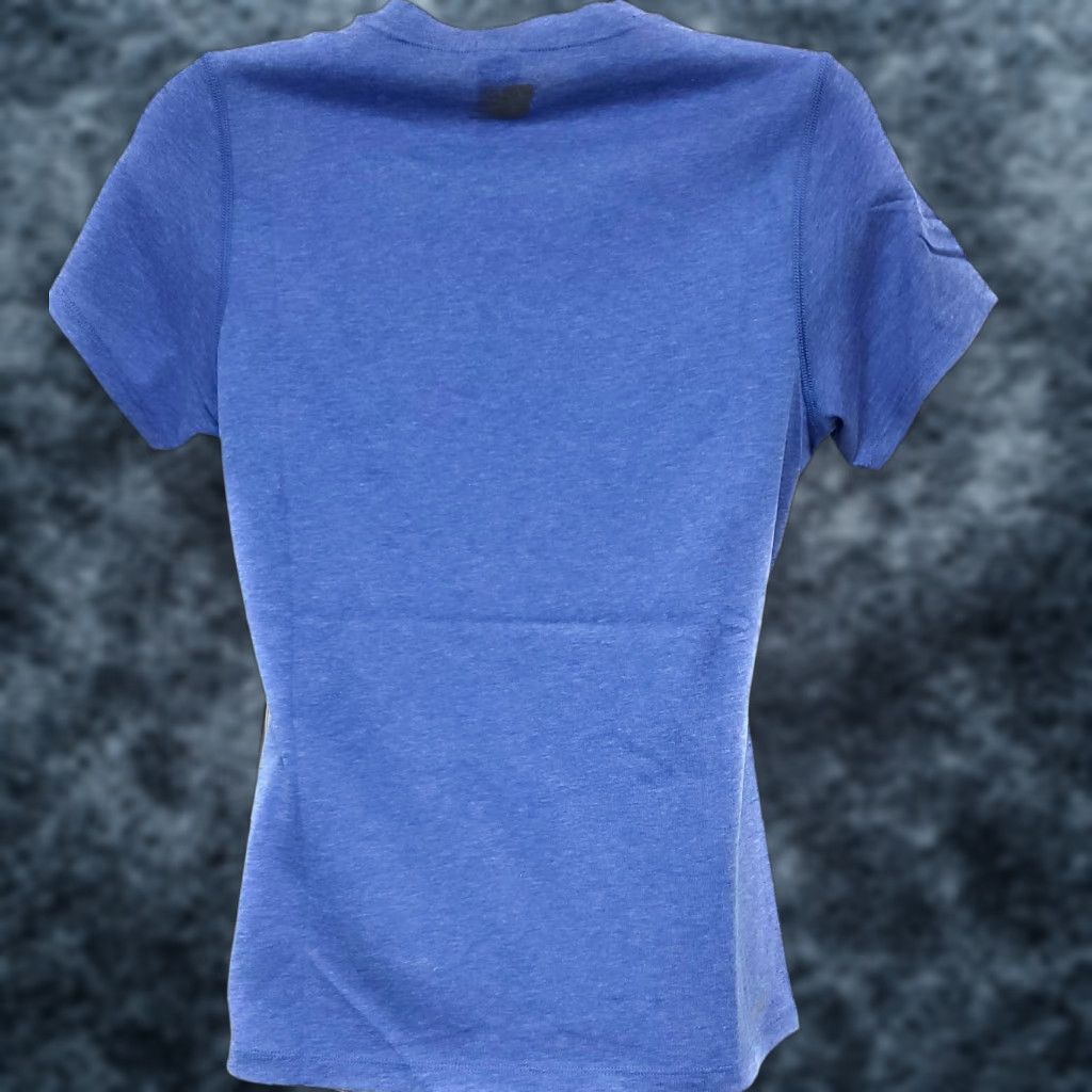 New Balance Womens New Balance WT73123 UPR Heathertech Royal Blue Athletic Tee T-Shirt Size S / US 4 / IT 40 - 1 Thumbnail