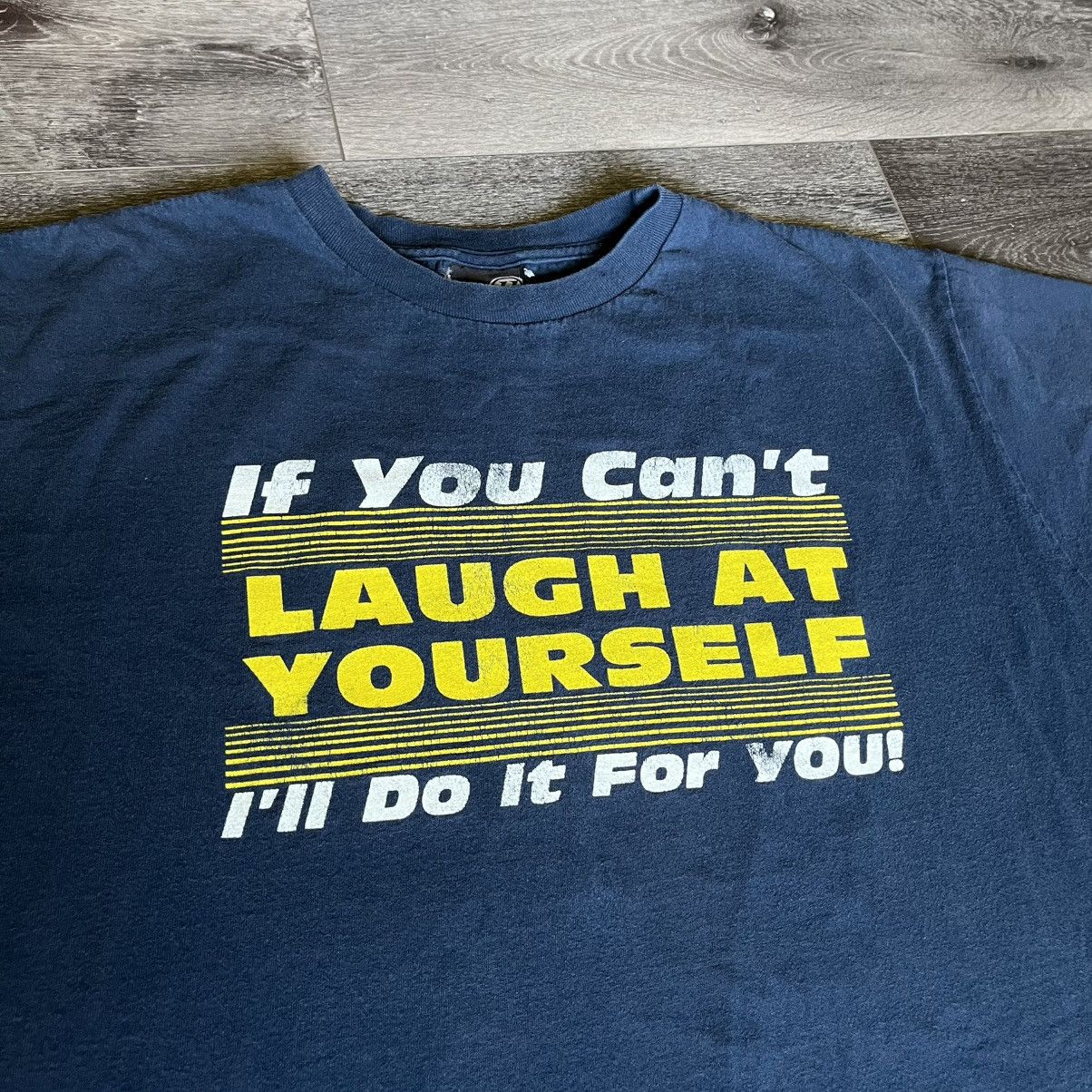 Vintage Vintage Y2K If You Can’t Laugh at Yourself I Will Parody Tee Size US XXL / EU 58 / 5 - 2 Thumbnail