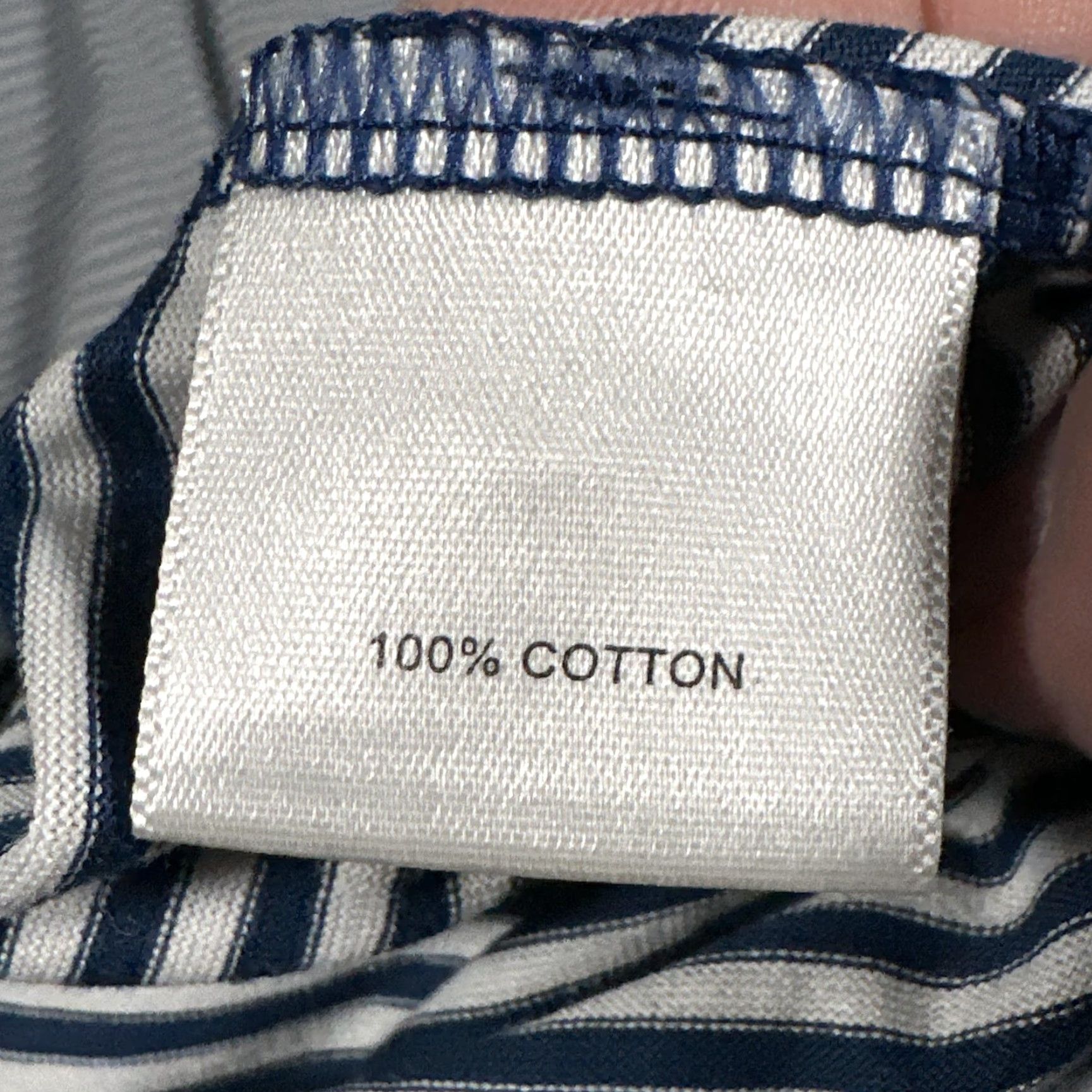 Peter Millar Peter Millar Polo Shirt Mens 2XL Blue White Stripe Crown Ease Golf Cotton Crest Size US XXL / EU 58 / 5 - 6 Thumbnail