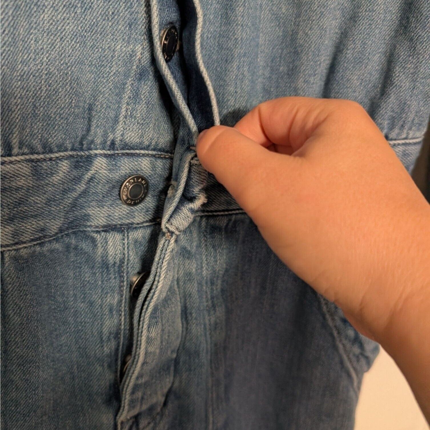 Everlane Everlane The Denim Coverall Womens Size Small Blue Size 34" / US 12 / IT 48 - 4 Thumbnail