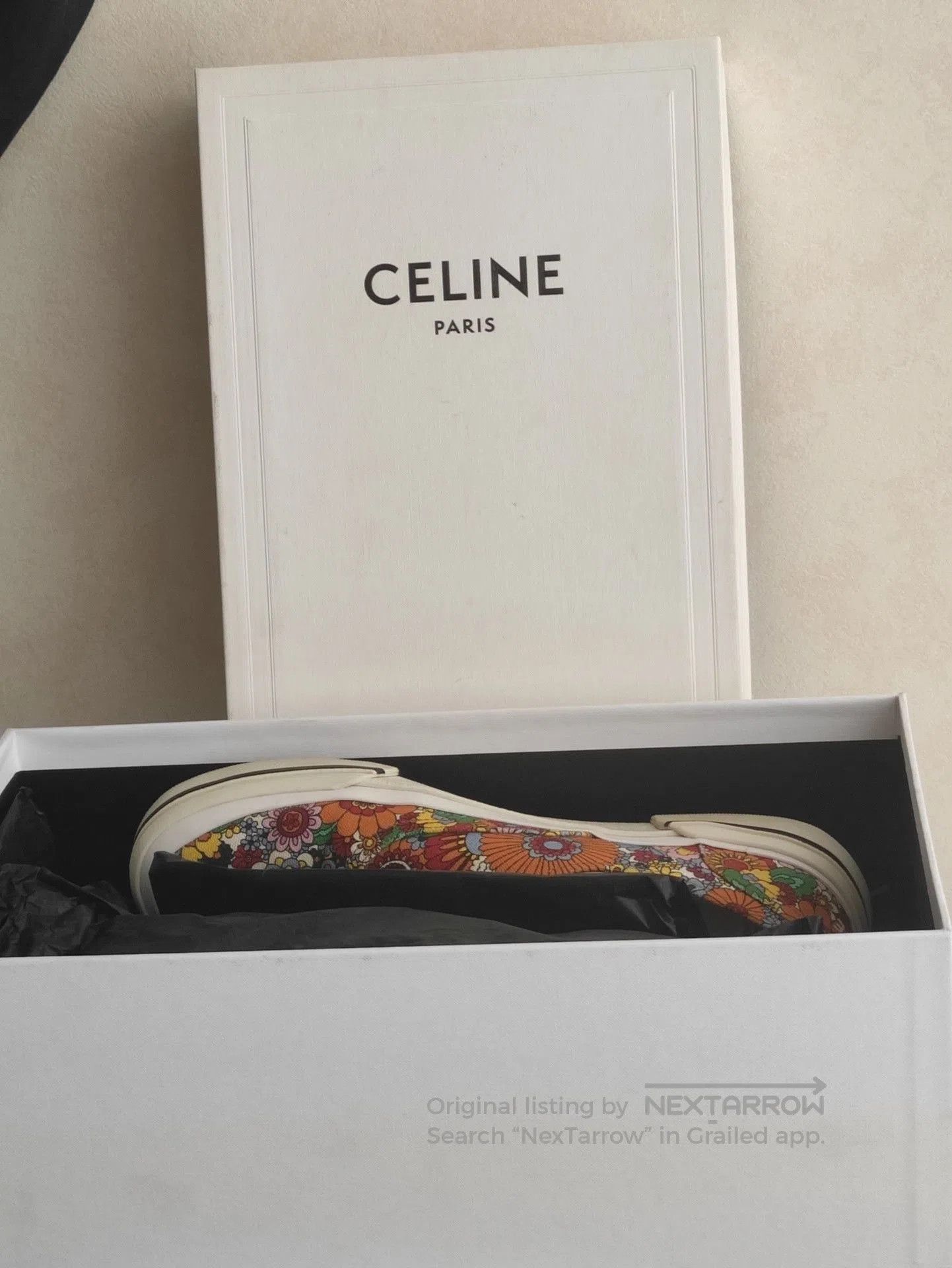 Hedi Slimane Celine Hedi Floral Collaboration Skate Shoes. Size US 8 / EU 41 - 7 Thumbnail