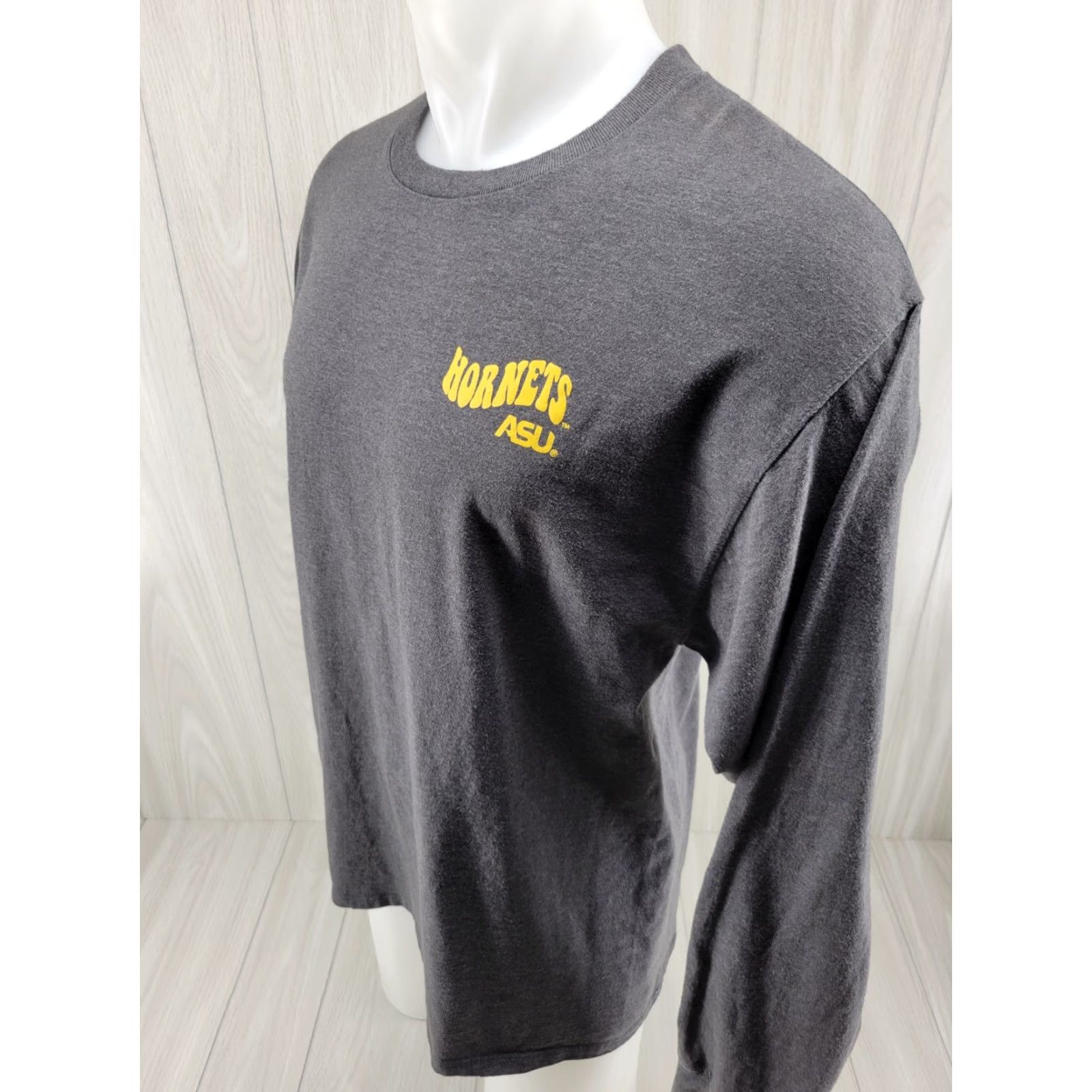 Champion VINTAGE Champinon Alabama State University ASU Hornets Gray Long Sleeve Shirt Large Size US L / EU 52-54 / 3 - 4 Thumbnail