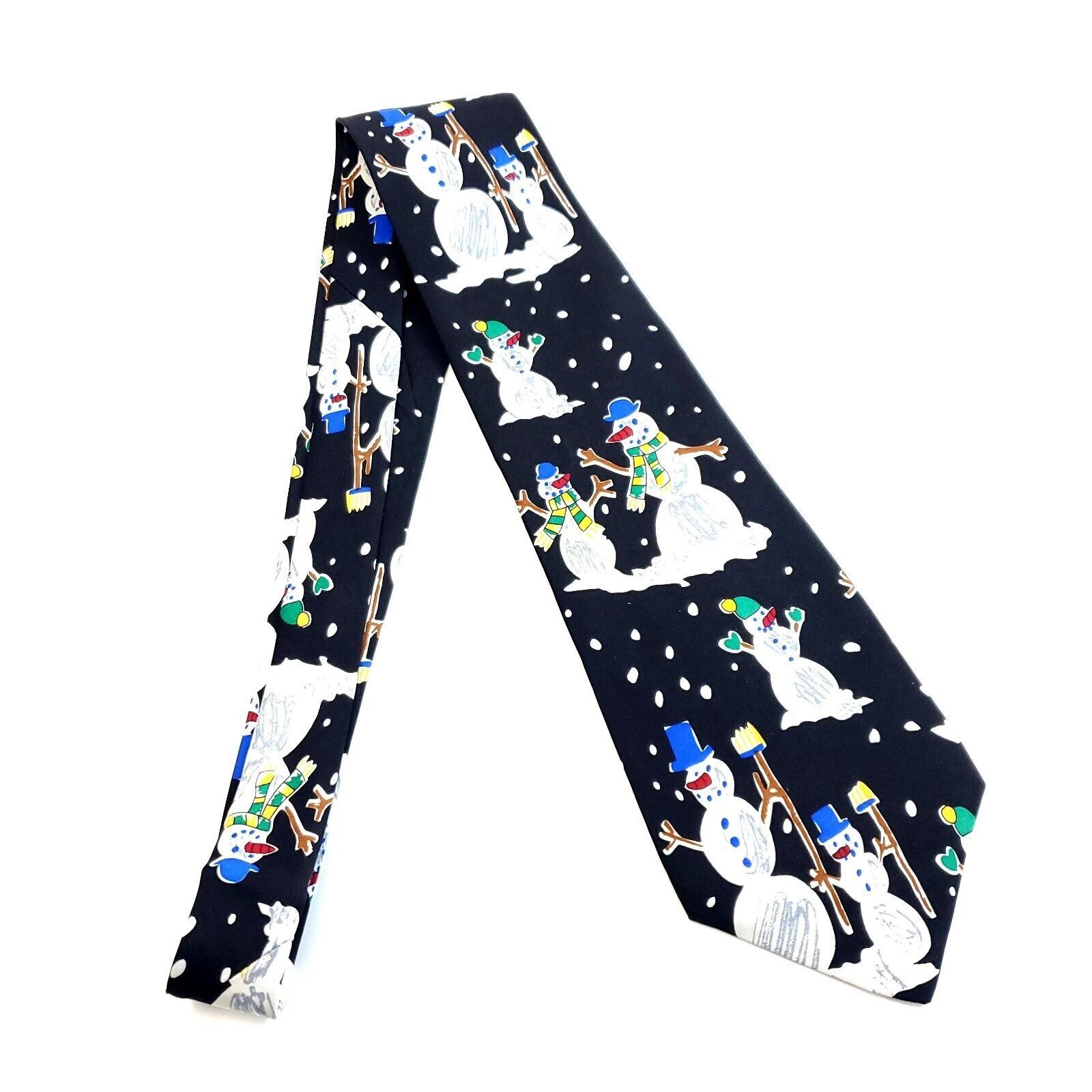 Designer Save The Children "It's Cold Out Here" Snowman Black Print S Size ONE SIZE - 7 Thumbnail