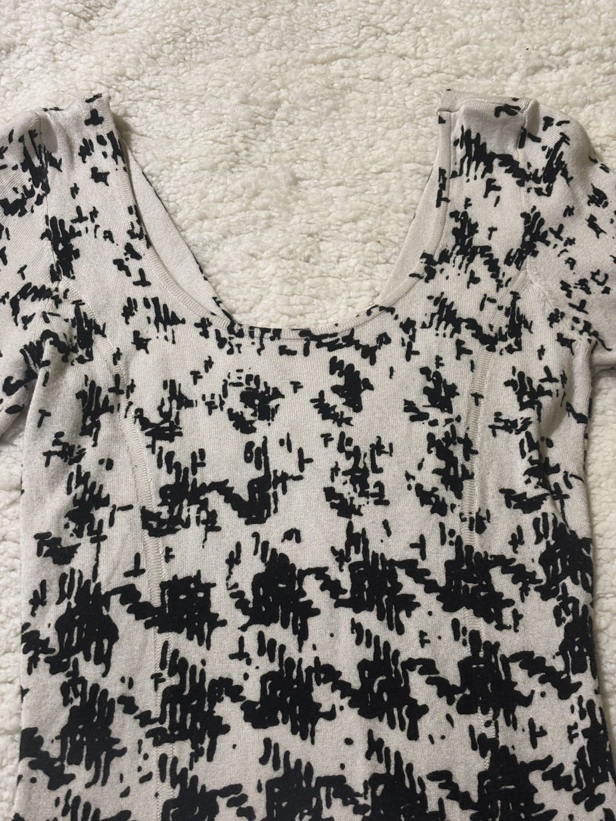 Other Black & white bodycon dress0703 Size M / US 6-8 / IT 42-44 - 2 Thumbnail