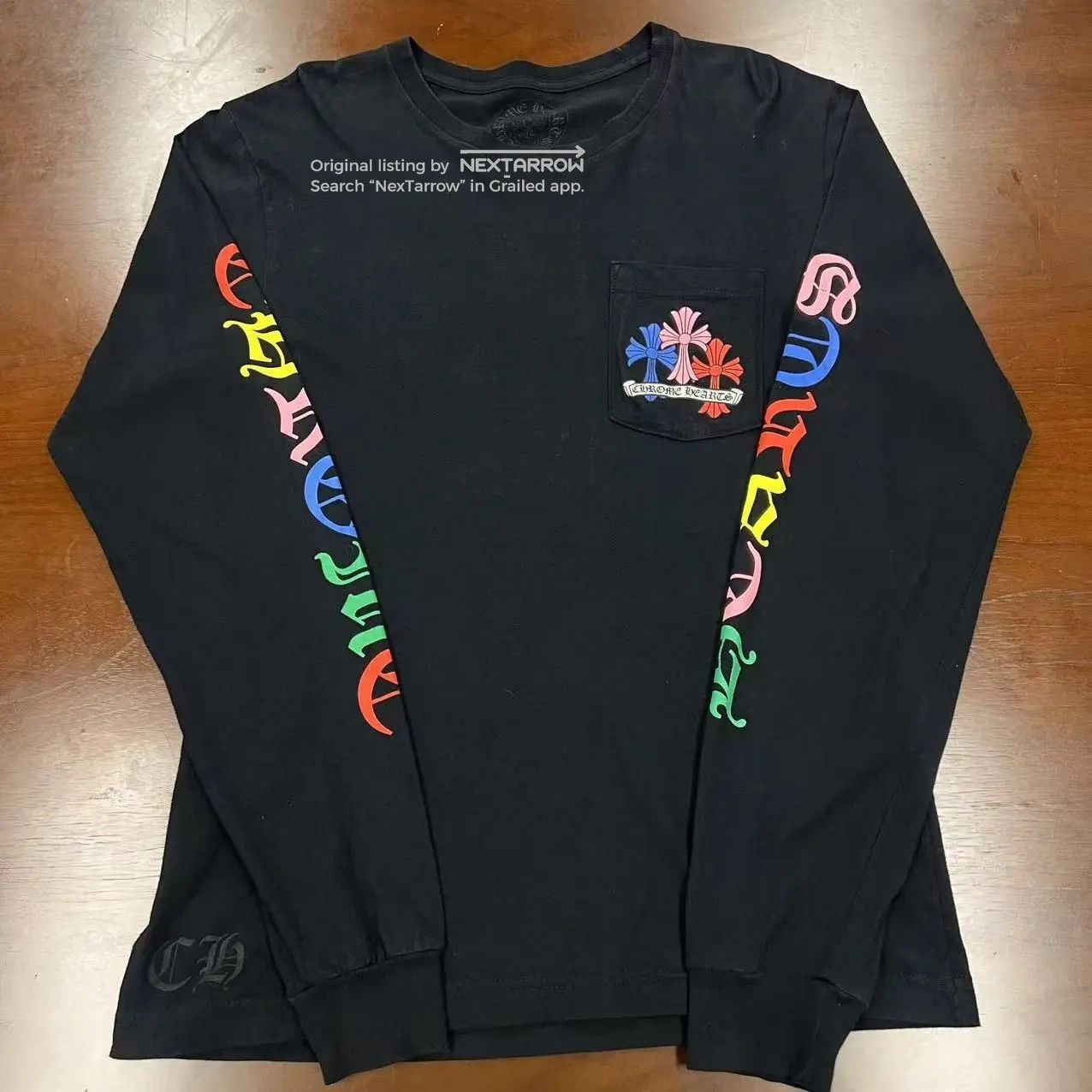 Chrome Hearts Chrome Hearts Multi Color Horseshoe Long Sleeve