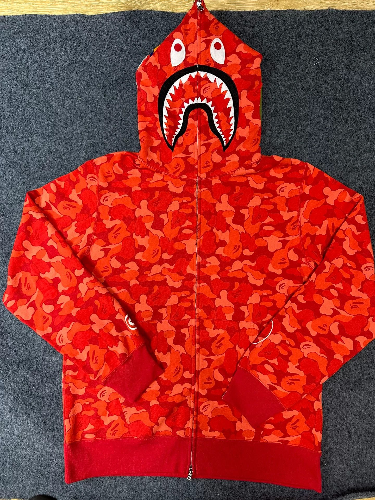 Bape Bape X Multi Shark Sweatshirt Pullover Size US XXL / EU 58 / 5 - 1 Thumbnail