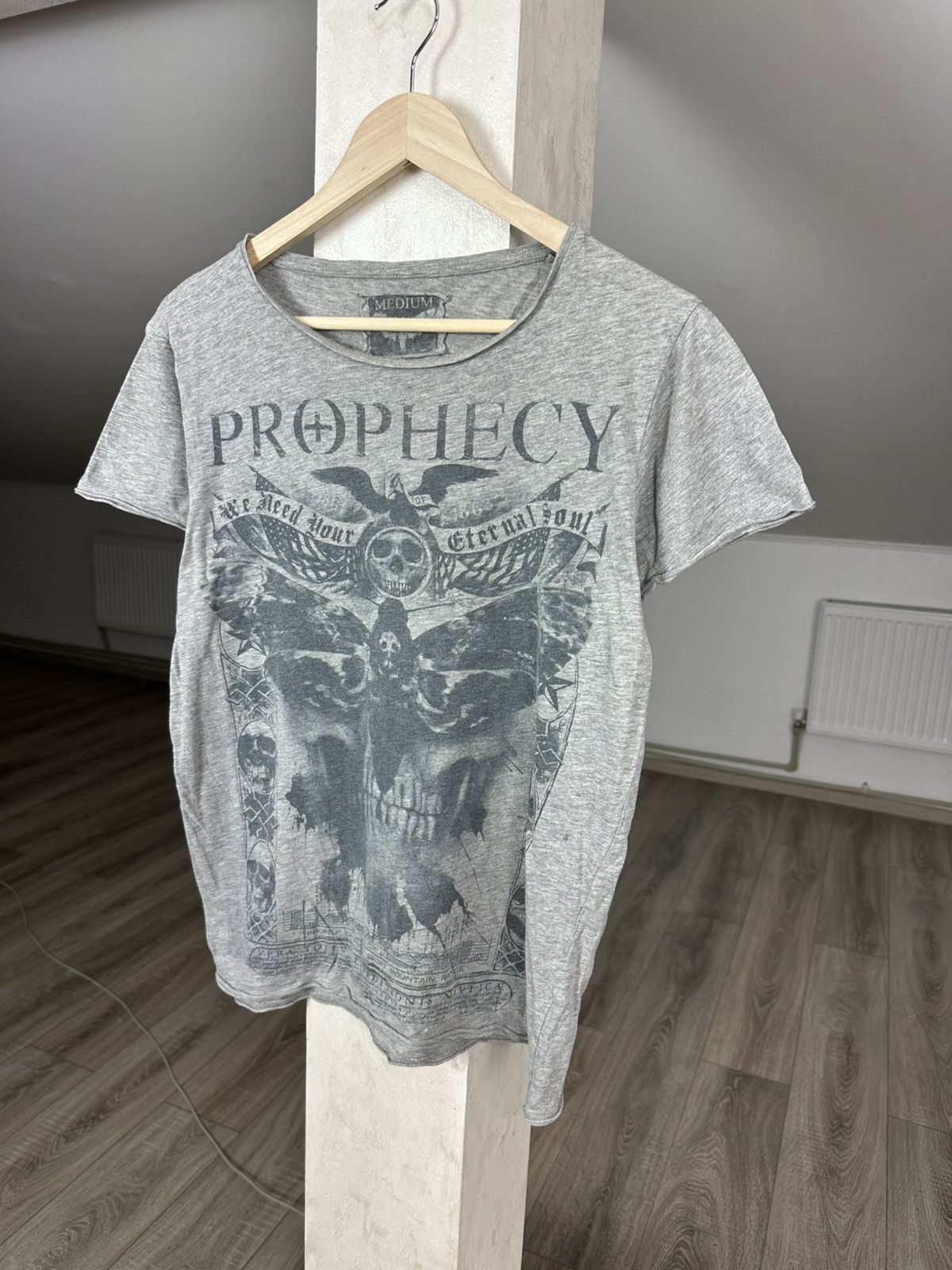 Vintage Prophecy Crazy Y2K Skull style Affliction Tee Size US M / EU 48-50 / 2 - 2 Thumbnail