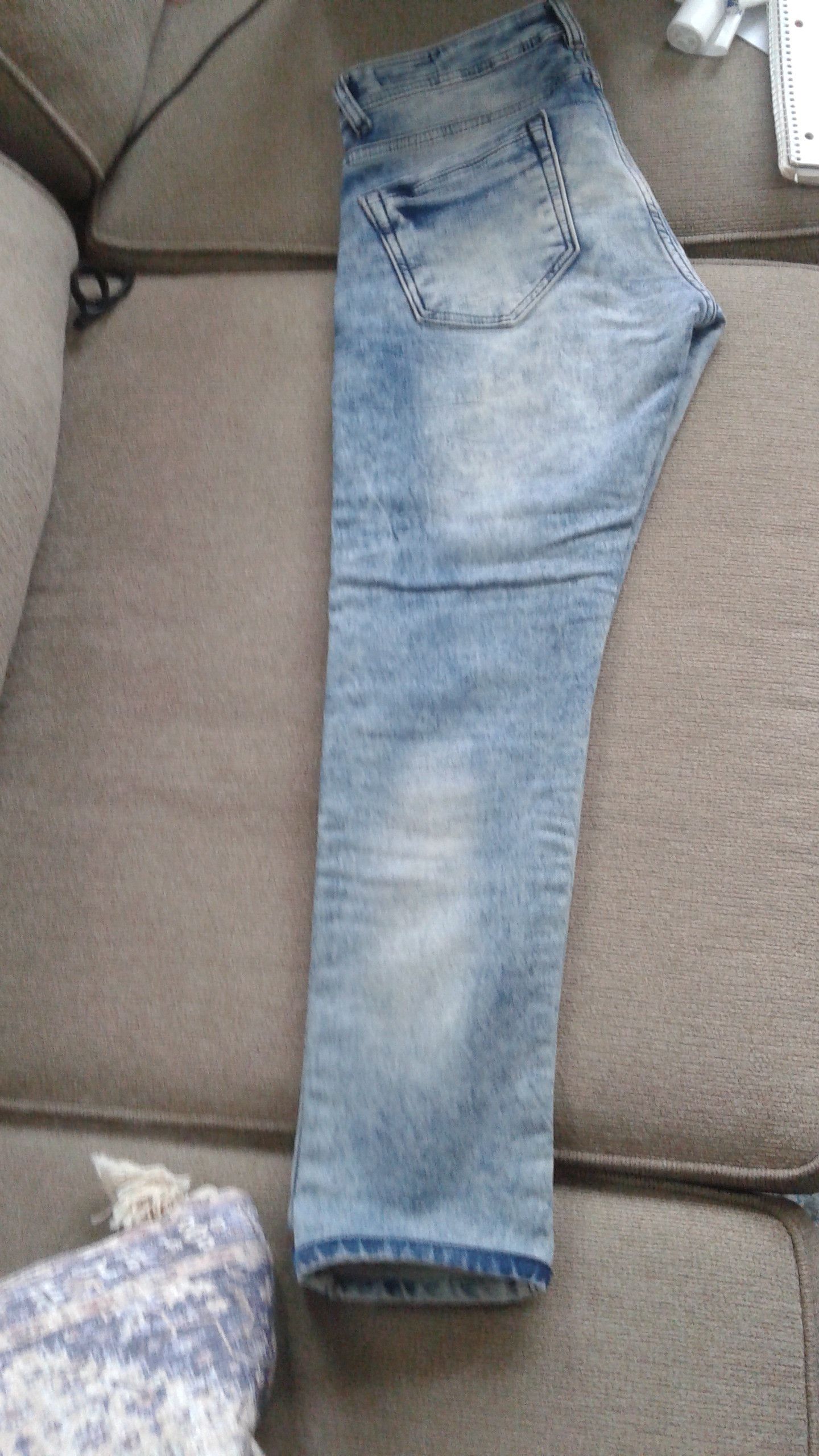 Philipp Plein PHILLIP PLEIN MEN JEANS SLIM FIT 32X26 Size US 32 / EU 48 - 3 Thumbnail