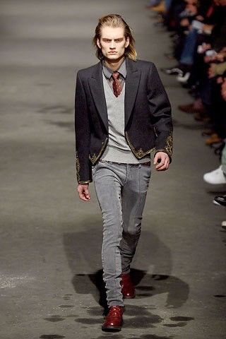 Alexander McQueen F/W 2006- Alexander Mcqueen- Metal Embellished Wool Jacket Size US M / EU 48-50 / 2 - 2 Thumbnail