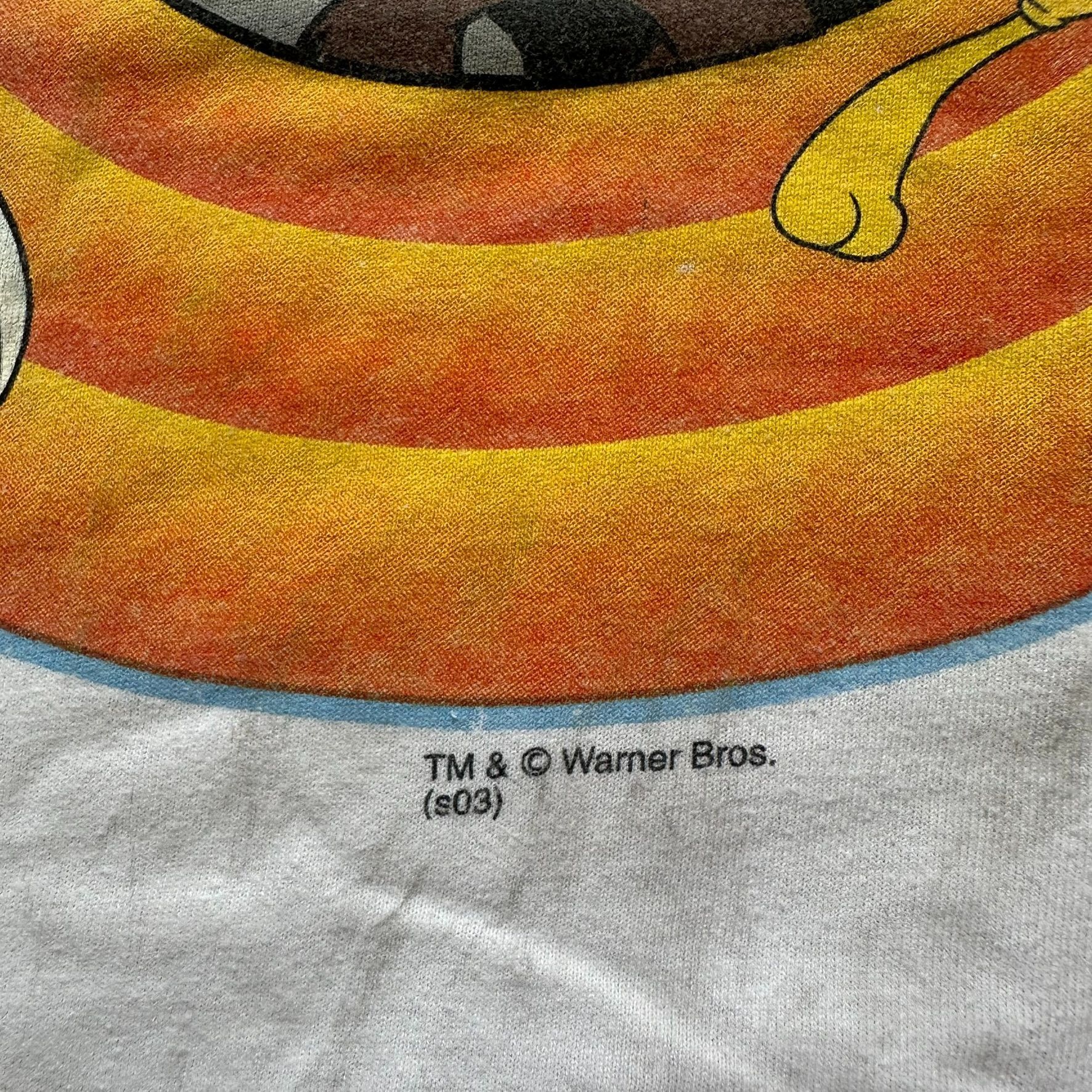 Vintage Vintage Y2K Looney Tunes T-Shirt Bugs Taz Tweety Daffy Sylve Size US L / EU 52-54 / 3 - 3 Thumbnail