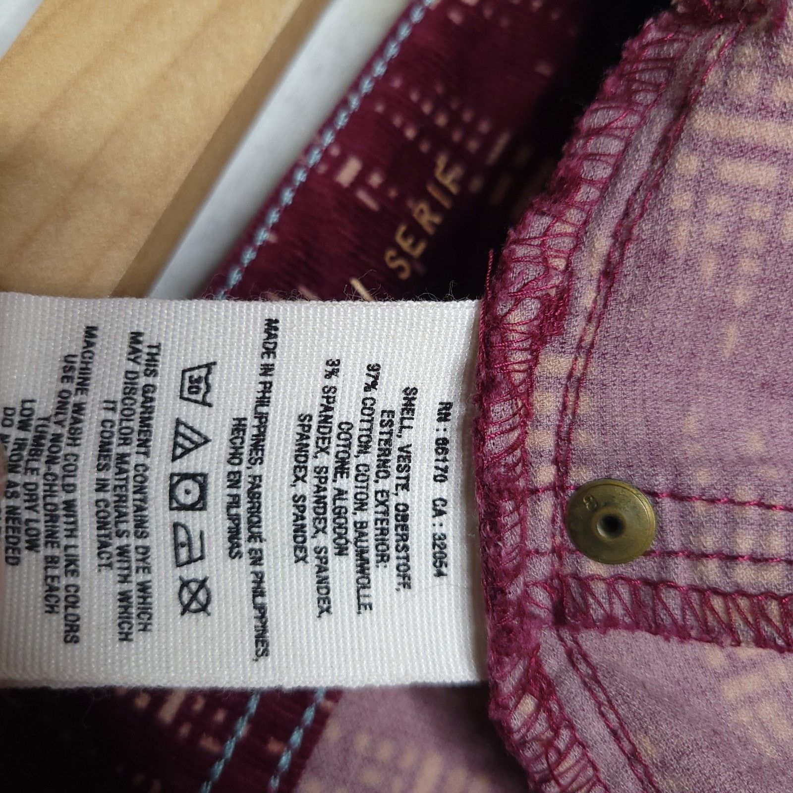 Anthropologie Anthropologie Pilcro Skinny Corduroy Pants 27 28 Size 28" / US 6 / IT 42 - 6 Thumbnail