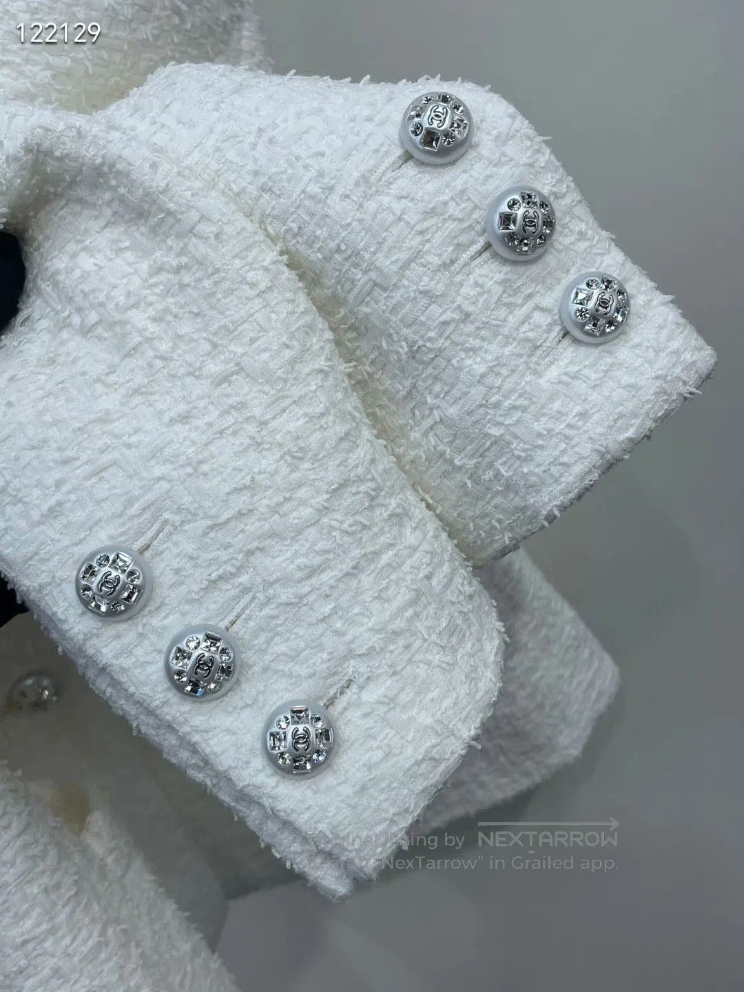 Chanel Chanel 23S Diamond Button Coat. Size M / US 6-8 / IT 42-44 - 3 Thumbnail