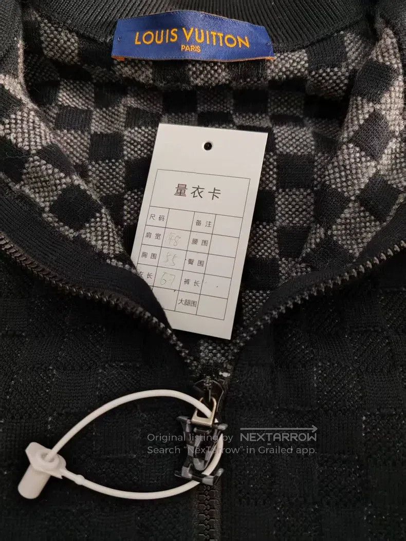 Louis Vuitton Louis Vuitton Checkerboard printed zippered jacket Size US M / EU 48-50 / 2 - 5 Thumbnail