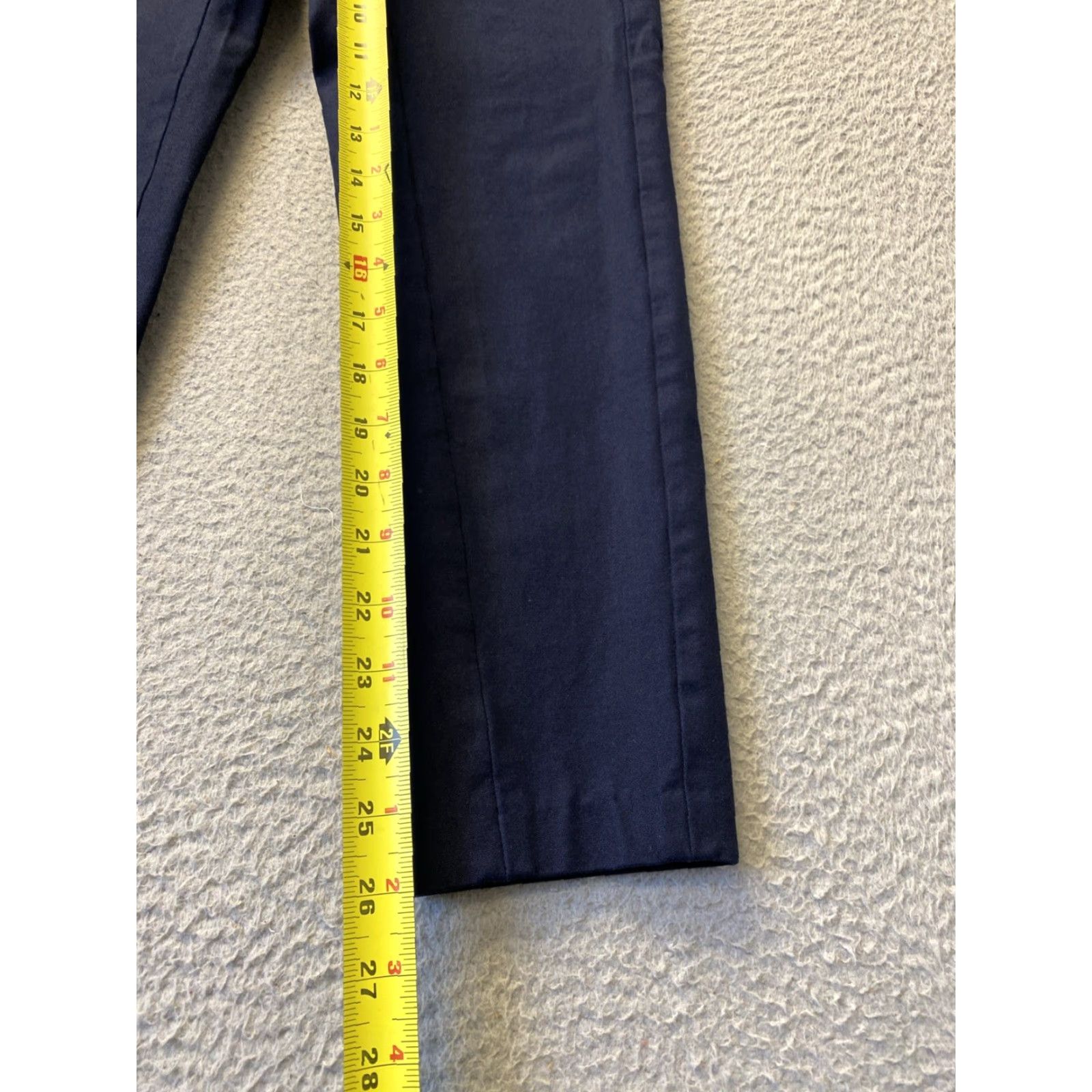 Banana Republic Banana Republic Devon Pants Women 6 Navy High Rise Office Career Dress Pants City Preppy Womens Size 28" / US 6 / IT 42 - 3 Thumbnail