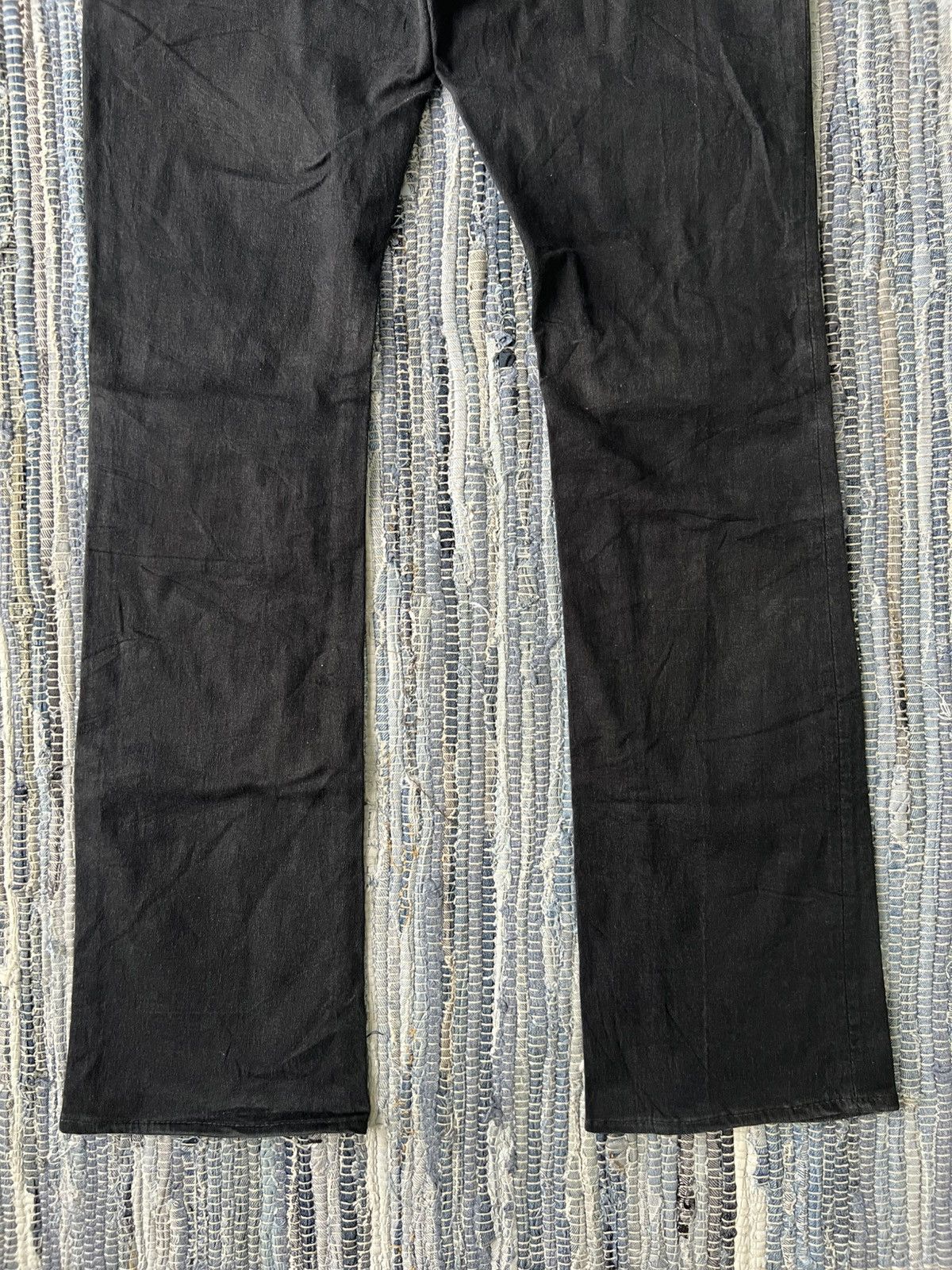 Skull Jeans by an Alchemist Super Flare Skulls Jeans Goth Post Apocalypse Denim Jeans Size US 30 / EU 46 - 4 Thumbnail