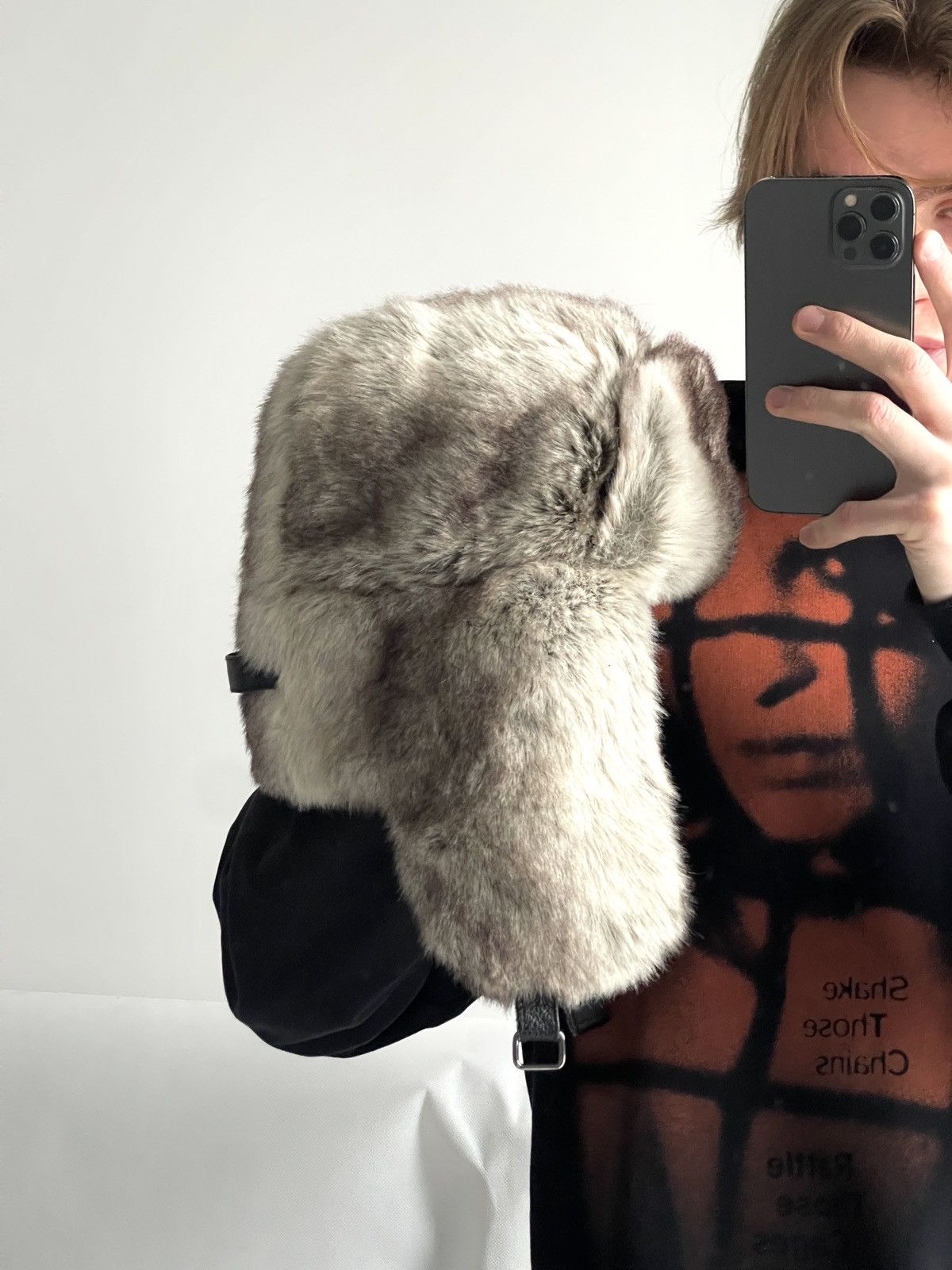 Japanese Brand Vintage fuzzy mohair japanese ushanka hat avant garde Size ONE SIZE - 7 Thumbnail