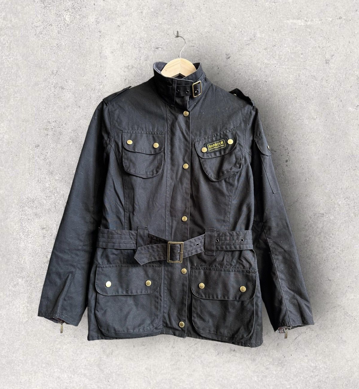 コート BARBOUR Women Coats LQU1819 GN32 Green Barbour BARBOUR Women Bomber Jackets LQU1819 GN32 GREEN