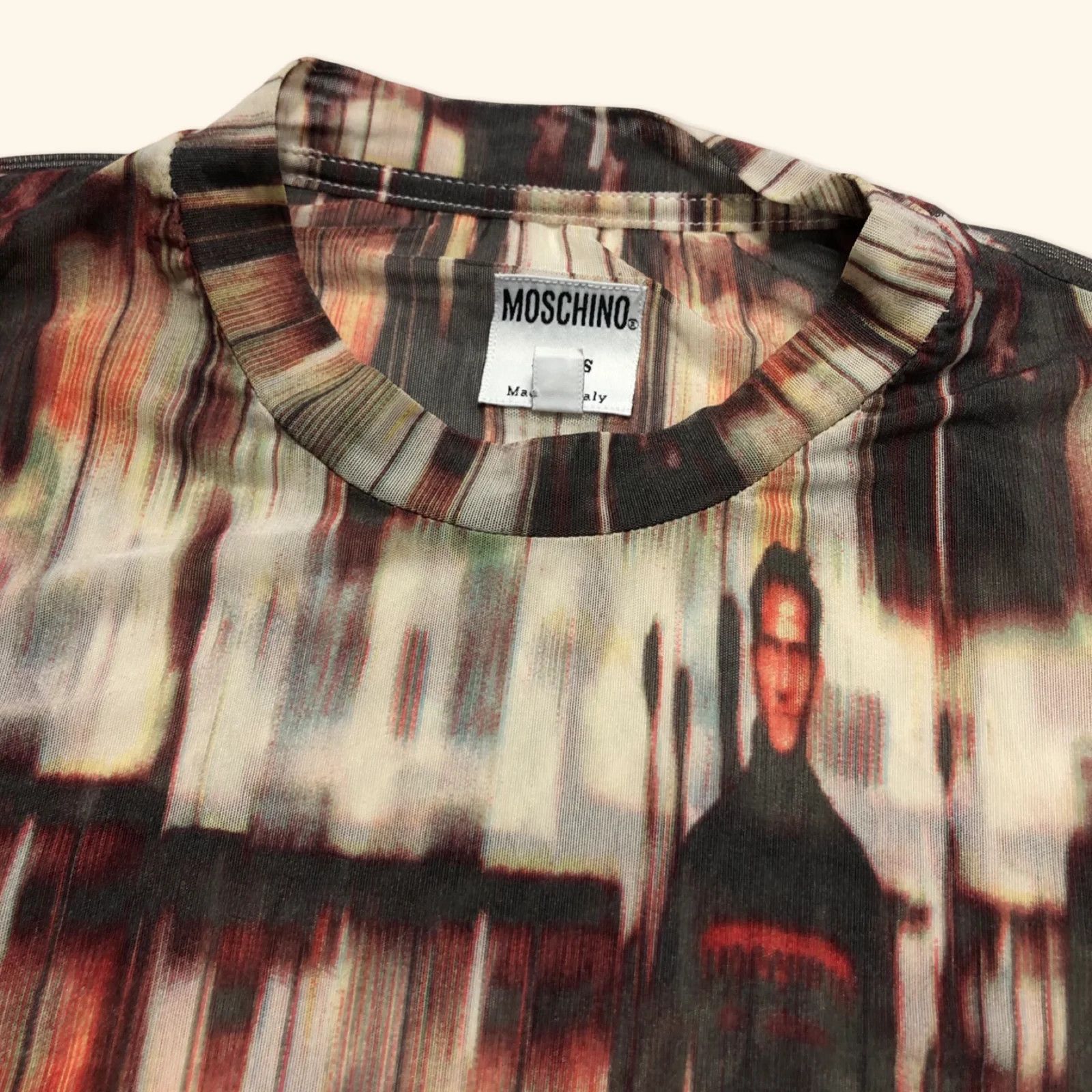 Moschino Moschino Vintage 2000s Mesh Shirt Size US M / EU 48-50 / 2 - 2 Thumbnail