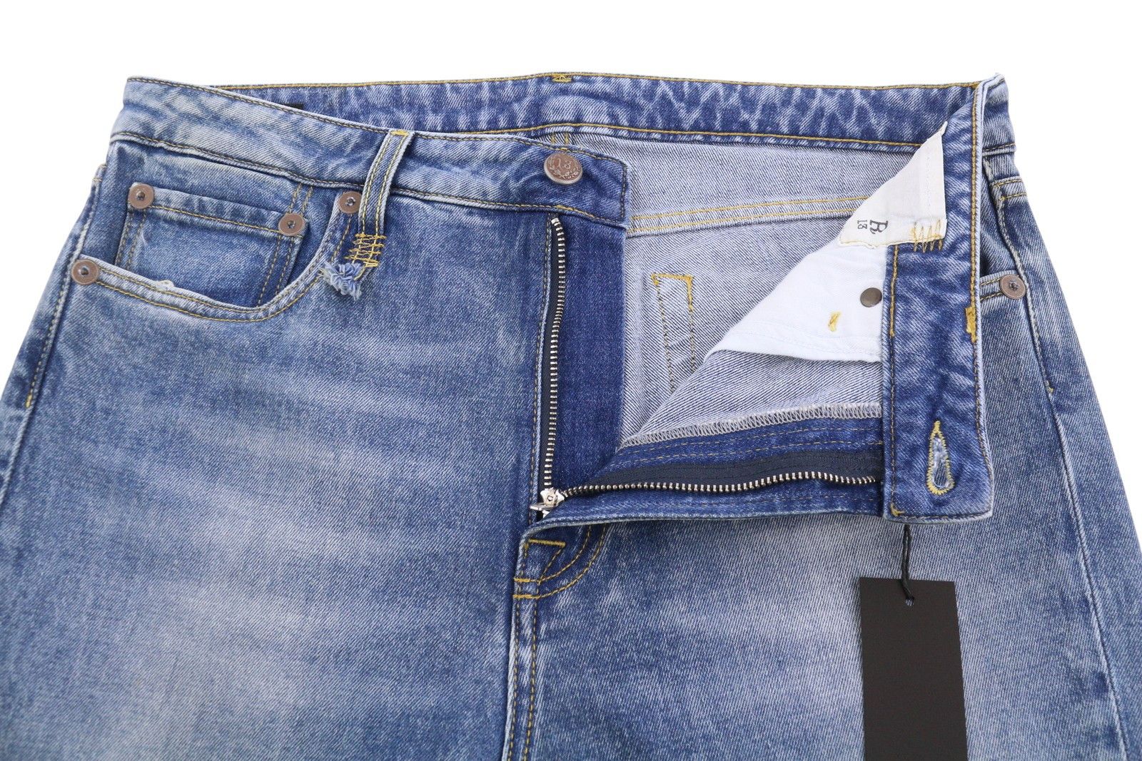 R13 KICK FIT 32 Jasper Faded Flare PS26 88282 Size 32" / US 10 / IT 46 - 5 Thumbnail
