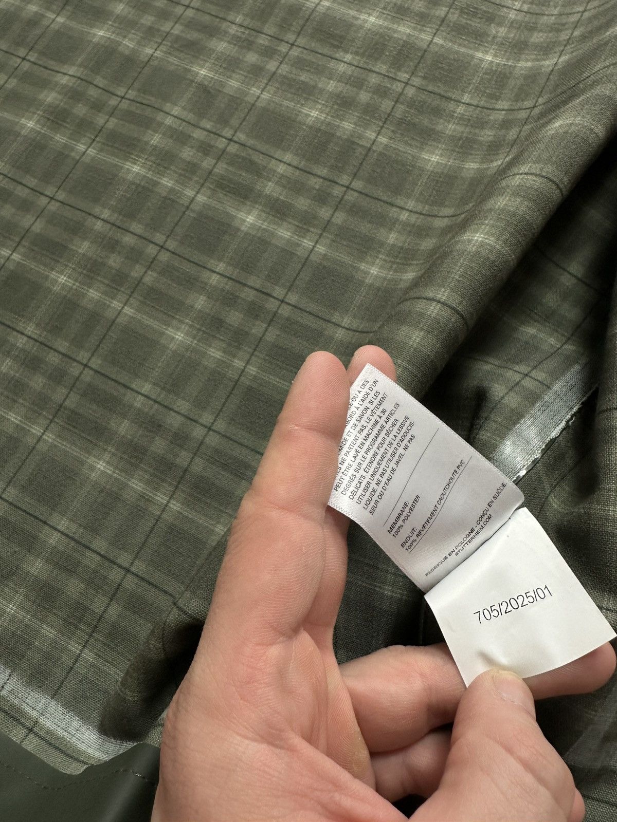 Stutterheim Lyle & Scott x Stutterheim Stockholm Rain Waterproof Jacket Size US XL / EU 56 / 4 - 13 Thumbnail