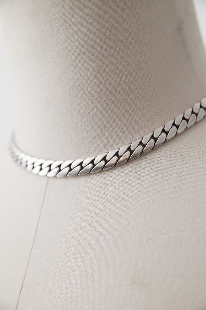 Vintage Vintage sterling silver cuban links necklace Size ONE SIZE - 2 Thumbnail