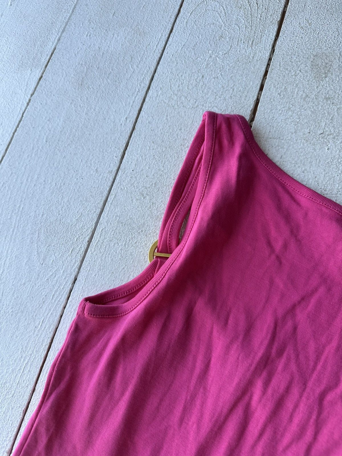 Vintage 🚨VNTG LAUREN RALPH LAUREN PINK TANK TOP CENTRAL LOGO Size M / US 6-8 / IT 42-44 - 9 Thumbnail