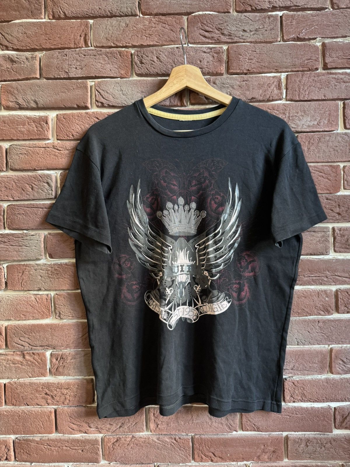 Christian Audigier Y2K Ed Hardy By Christian Audigier T Shirt Skull All Printed Size US M / EU 48-50 / 2 - 1 Thumbnail