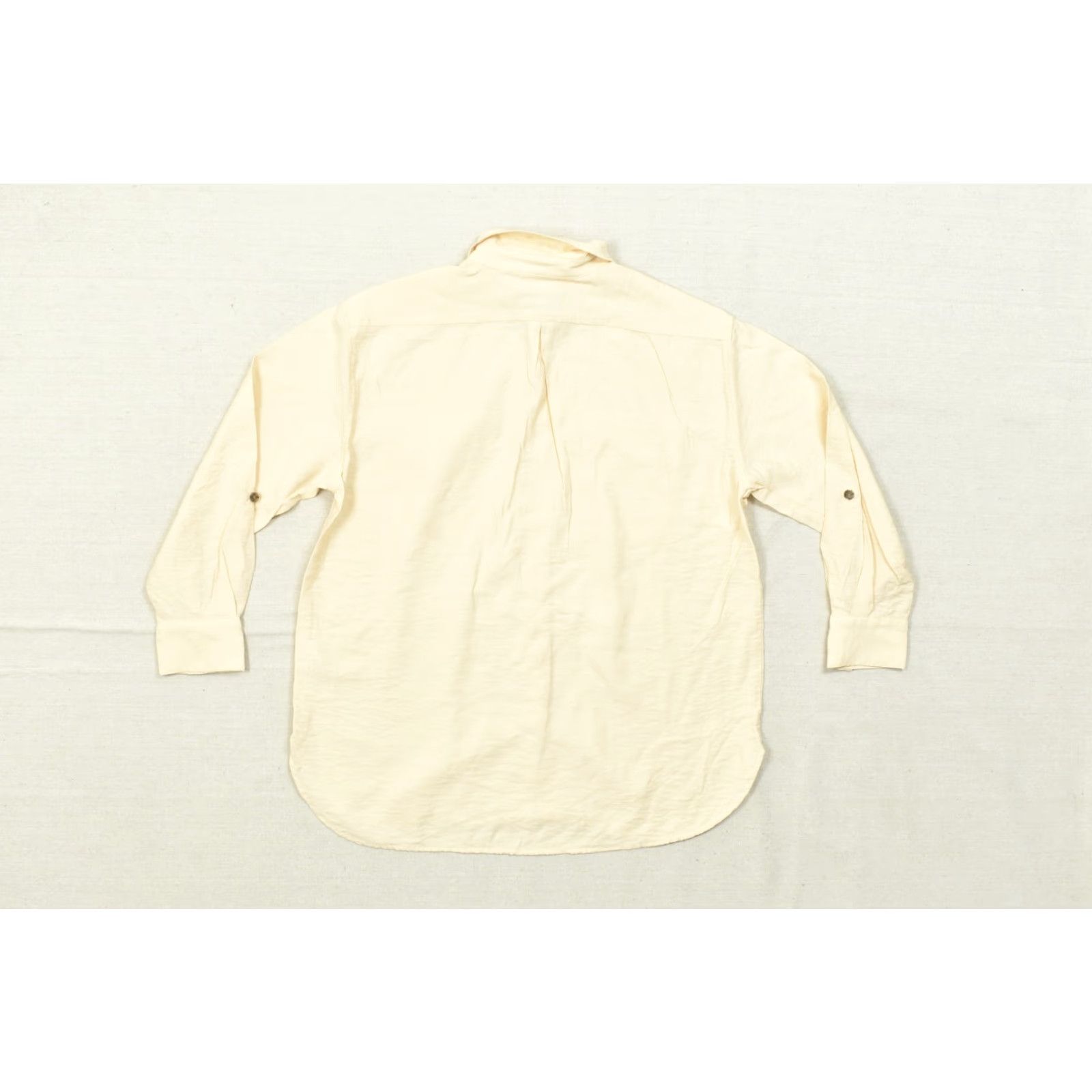Banana Republic Banana Republic Shirt Petite XS Yellow Button Down Safari Utility Rayon Blend Long Sleeve Casual Womens Size XS / US 0-2 / IT 36-38 - 3 Thumbnail