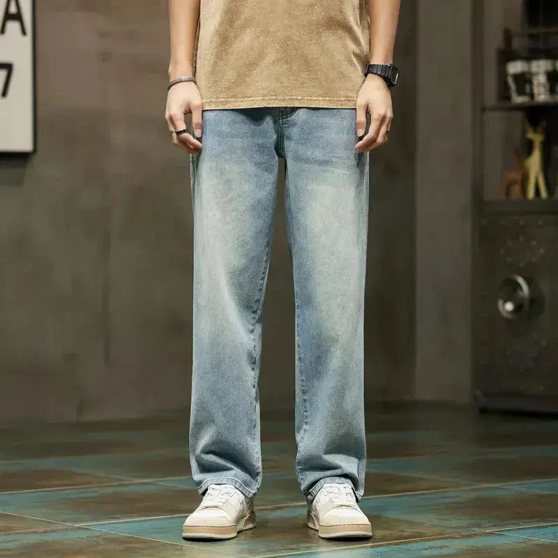 Japanese Brand Loose Retro Blue Denim Size US 32 / EU 48 - 2 Thumbnail