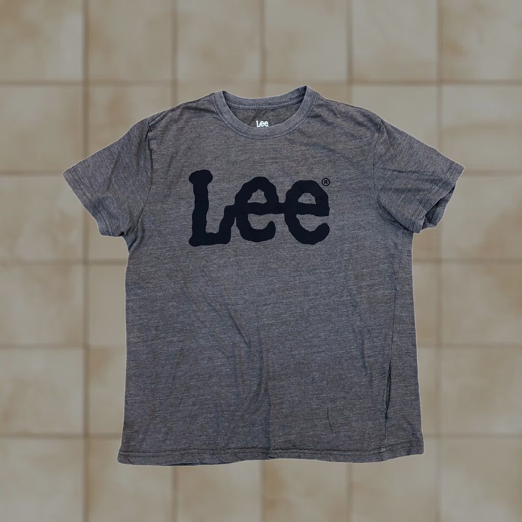 Lee LEE Logo T Shirt LG Men's Grey Short Sleeve Top Size US L / EU 52-54 / 3 - 1 Thumbnail