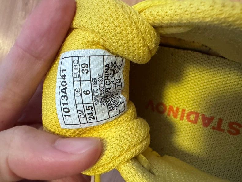 Kiko Kostadinov KIKO KOSTADINOV Asics Yellow Sports Shoes 2505-Nextarrow Size US 6 / EU 39 - 4 Thumbnail