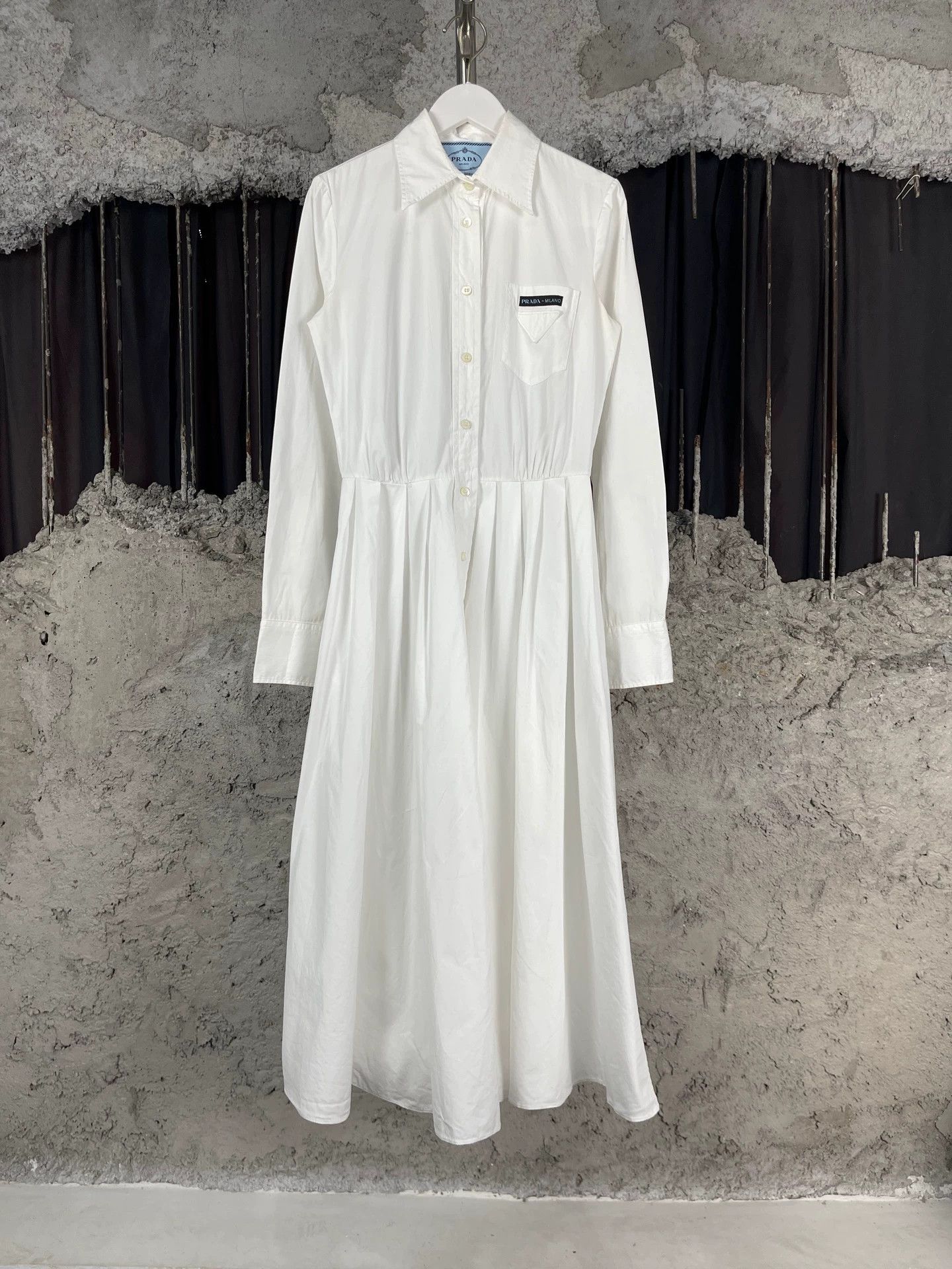 Prada Prada Women's Shirtdress Size 36 New Size XS / US 0-2 / IT 36-38 - 1 Thumbnail