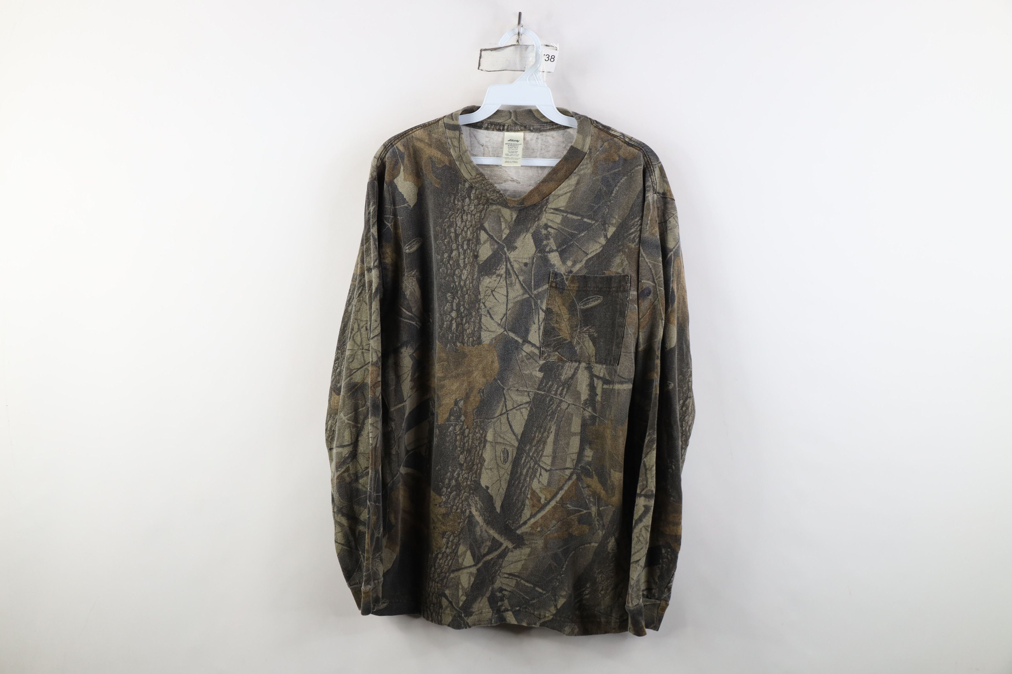 Vintage Vintage 90s Y2K Streetwear Camouflage Long Sleeve T-Shirt Size US M / EU 48-50 / 2 - 1 Thumbnail