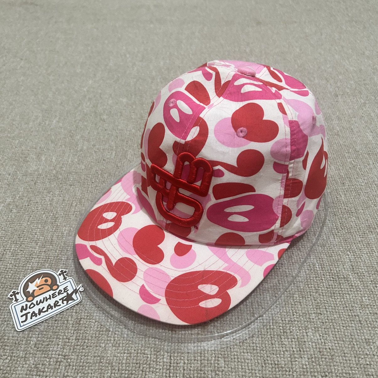 Adidas × Bape Adidas x Bape Trucker Cap Camo Pink | Grailed