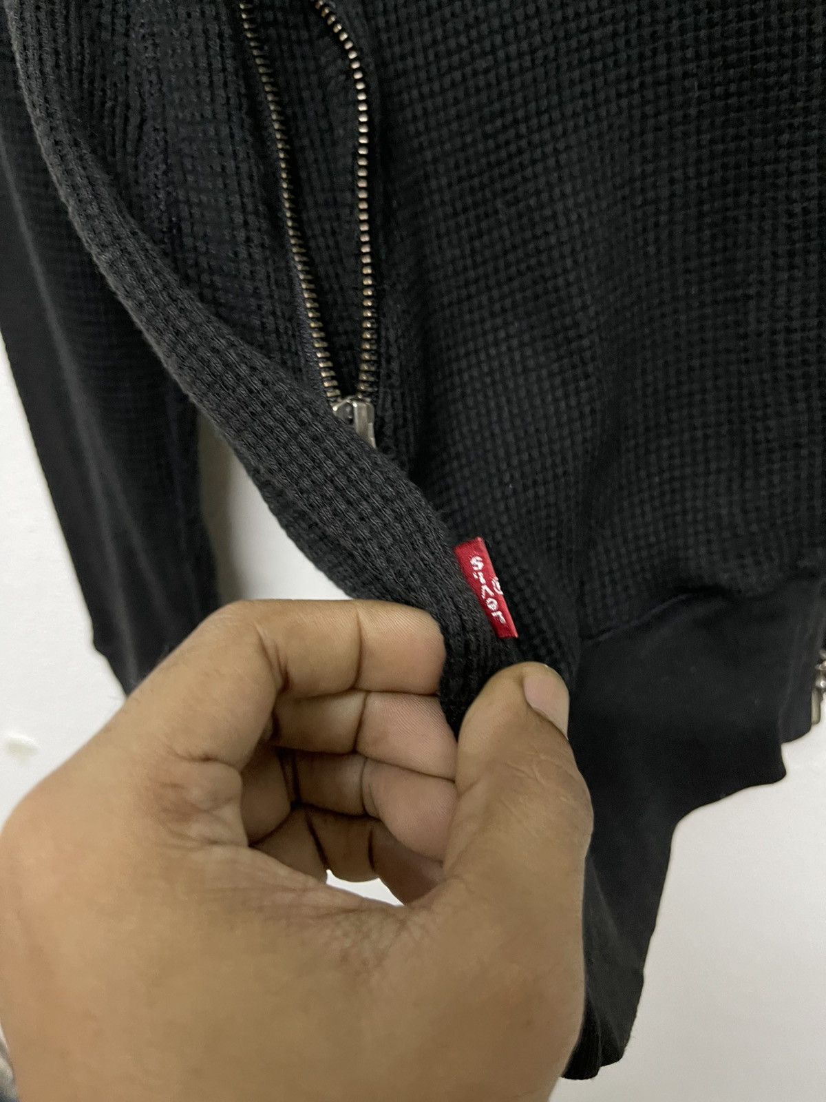Levi's VINTAGE LEVIS FULL ZIPPER HOODIE WAFFLE RARE SUNFADED Size US M / EU 48-50 / 2 - 7 Thumbnail