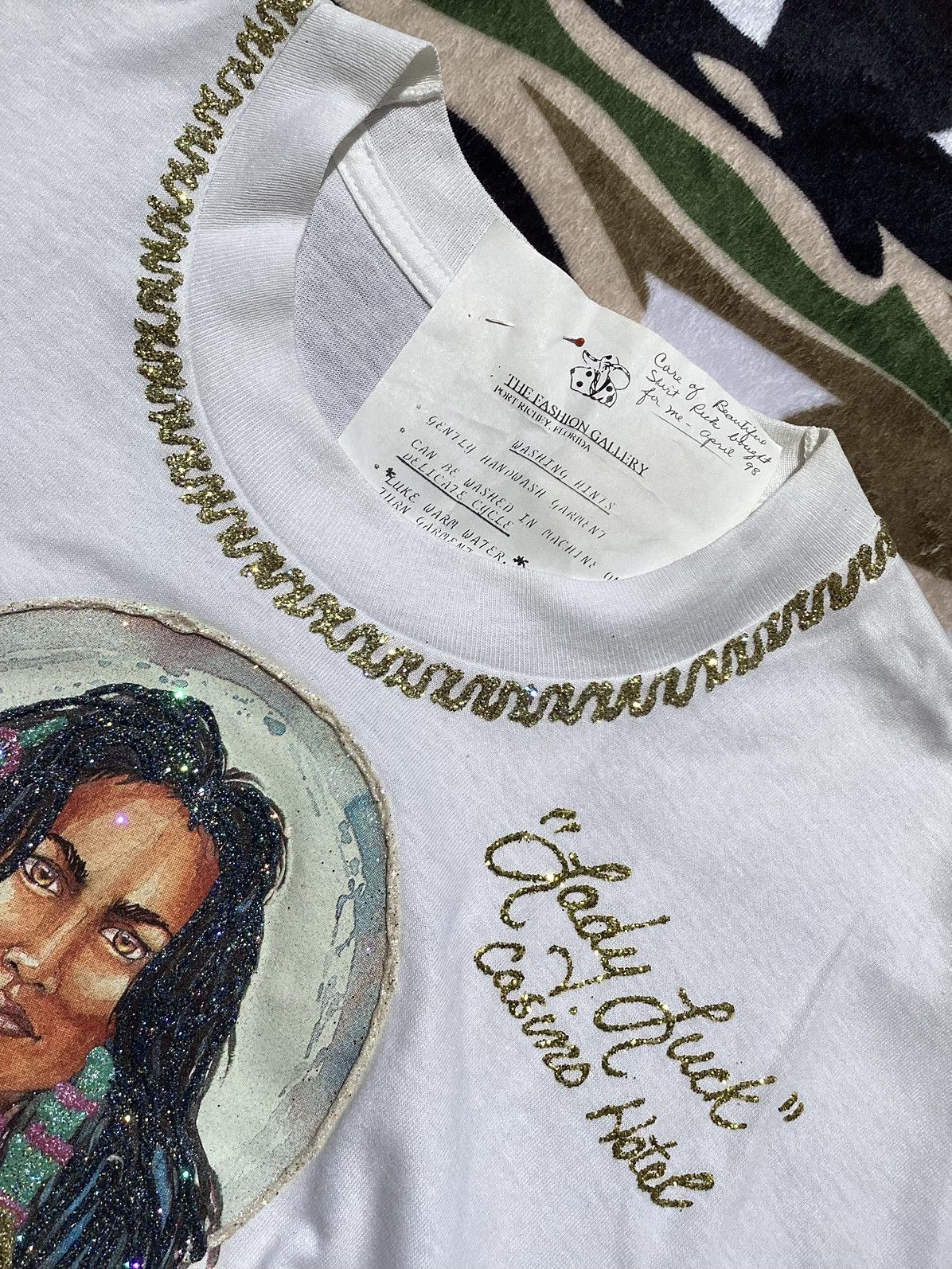 Fruit Of The Loom × Vintage 1998 handmade lady luck casino hotel custom NWT old stock te Size US XXL / EU 58 / 5 - 3 Thumbnail