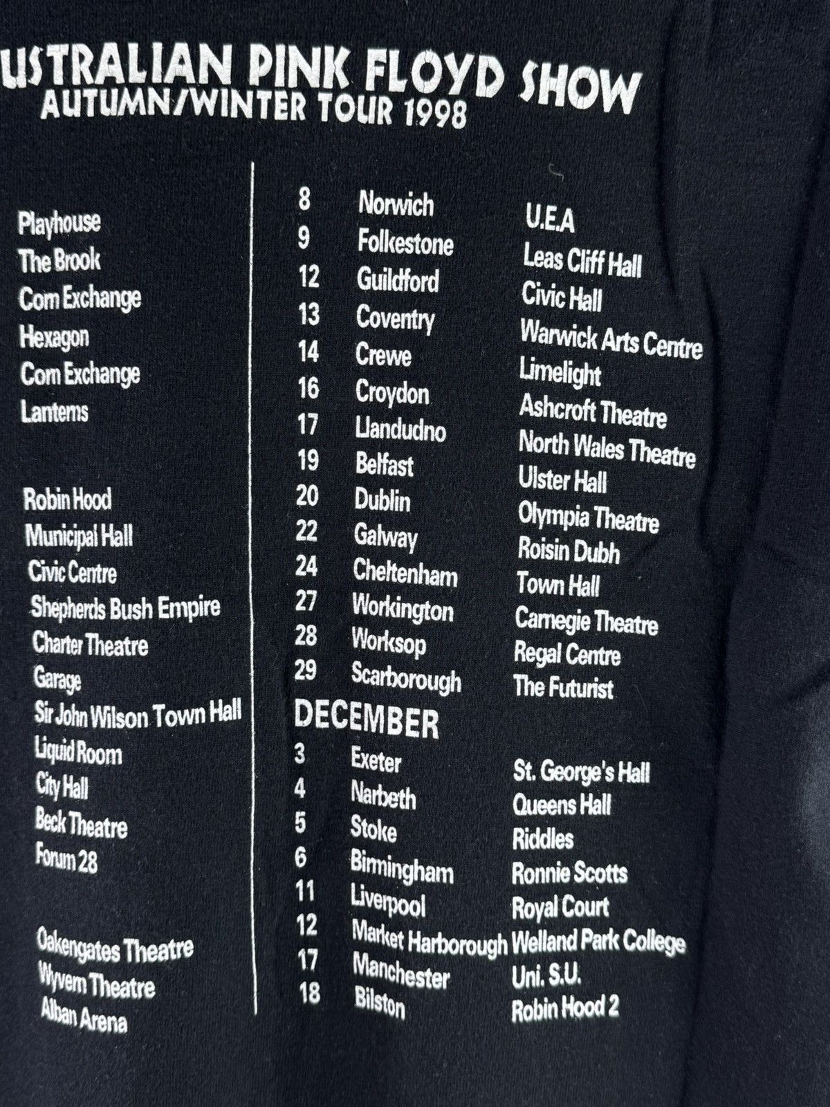 Pink Floyd Vintage 1998 Pink Floyd The Australian Show Autumn T-Shirt Size US L / EU 52-54 / 3 - 6 Thumbnail