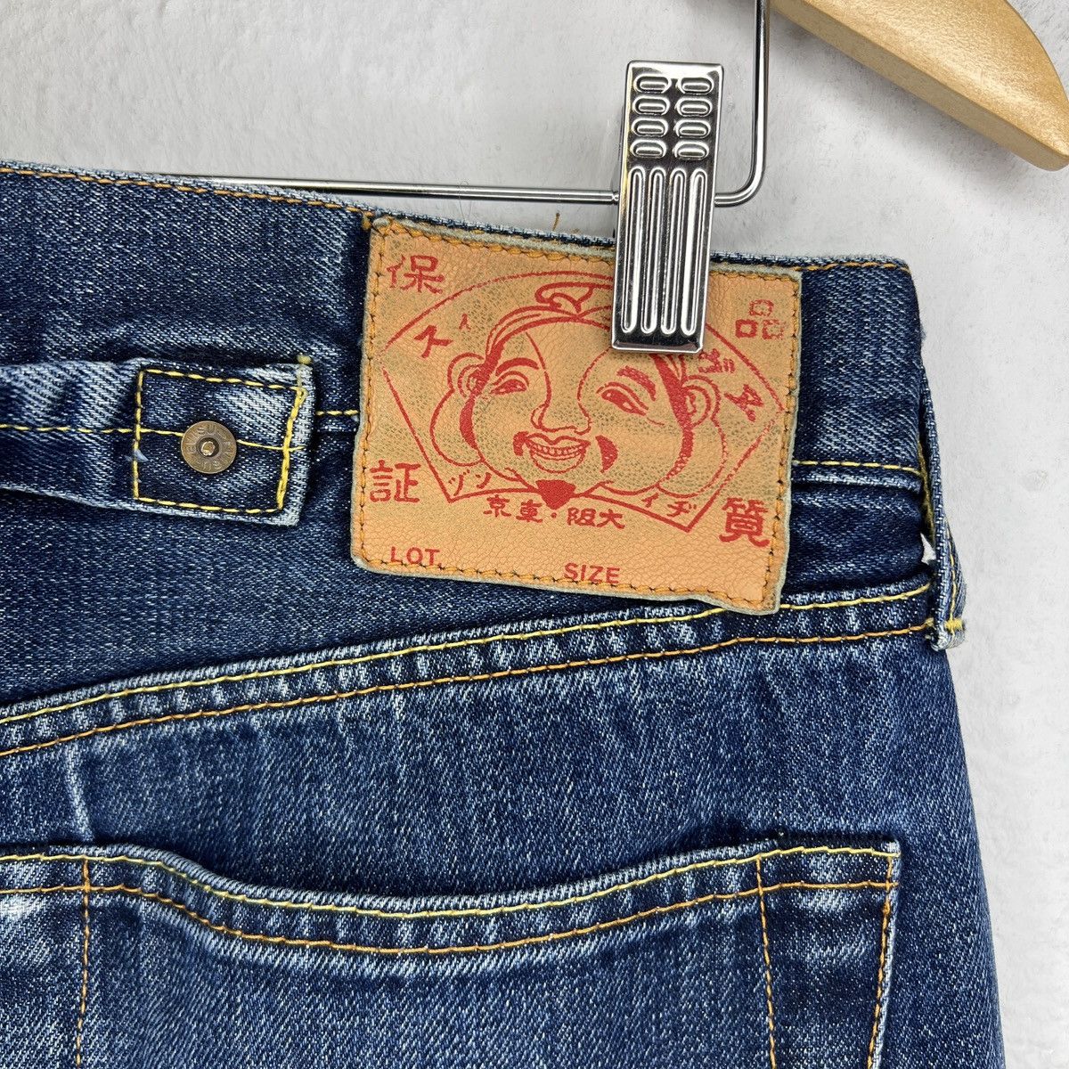 Evisu Evisu Denim Jeans Trousers Embroidered Seagull Logo Pants Size US 34 / EU 50 - 5 Thumbnail