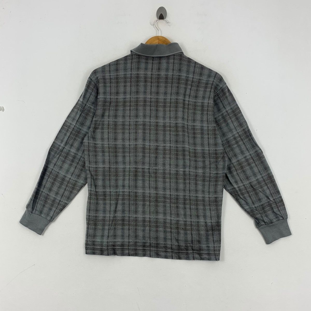 Valentino Vintage GIANNI VALENTINO ITALY Nova Checks Polo Tee Shirt Size US M / EU 48-50 / 2 - 5 Thumbnail
